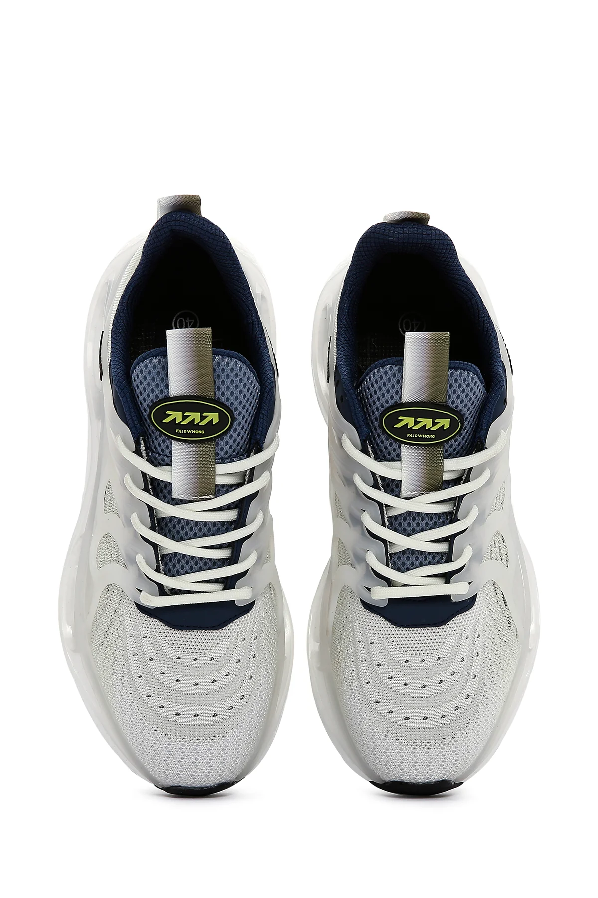 Erkek Beyaz Kalın Tabanlı Sneaker - Image 6