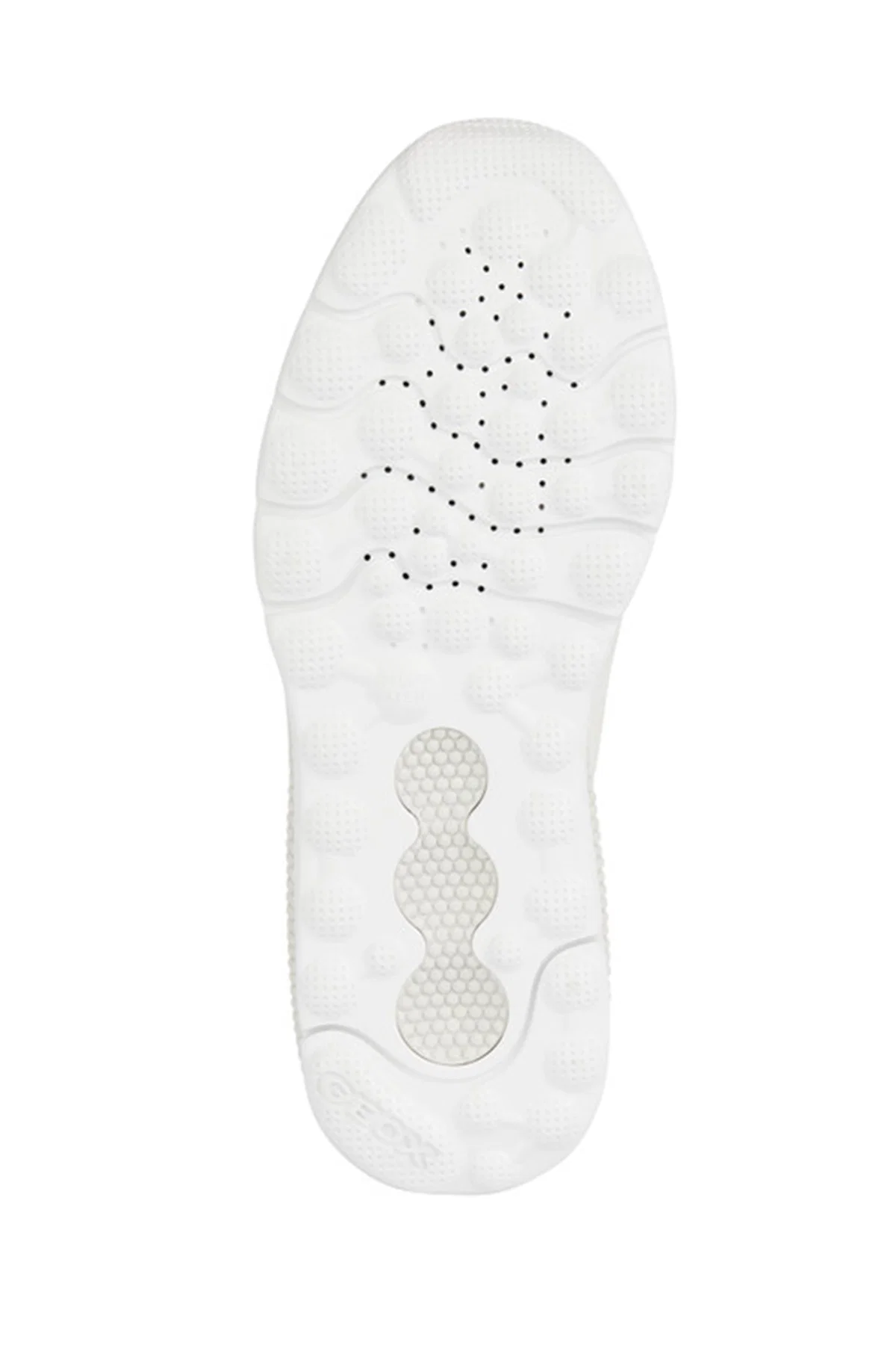 Geox Erkek Beyaz Bağcıklı Kalın Tabanlı Kumaş Sneaker - Image 6