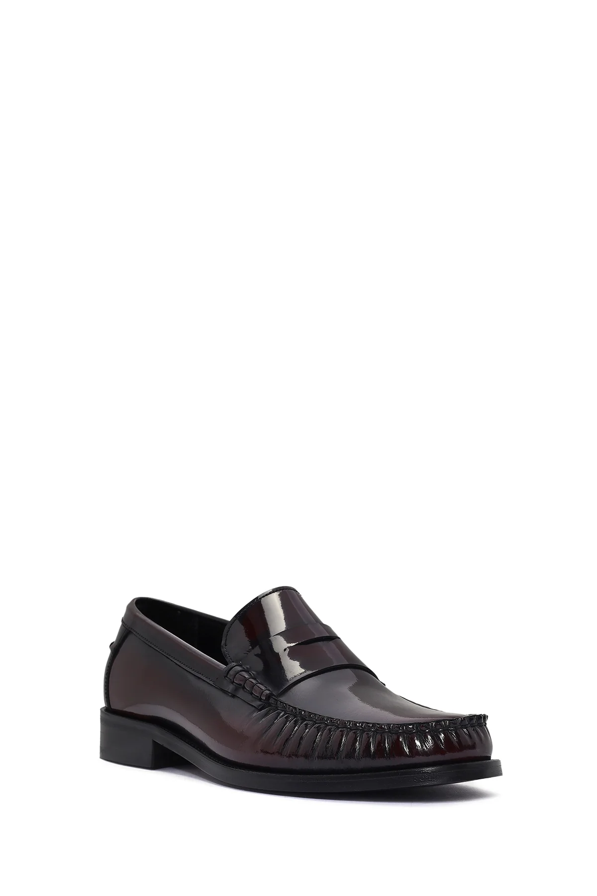 Erkek Bordo Deri Klasik Loafer - Image 7