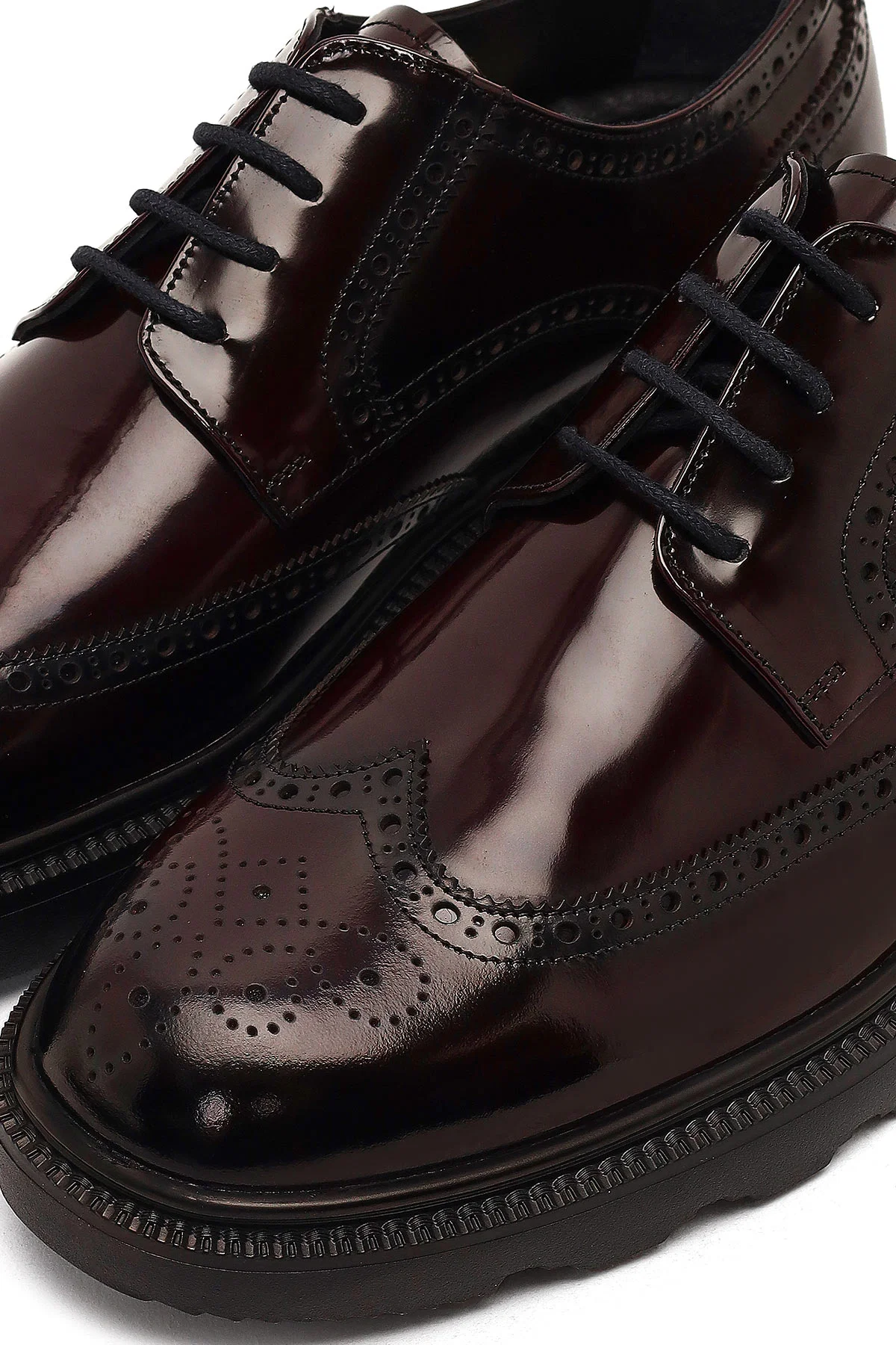 Erkek Bordo Kalın Tabanlı Deri Casual Ayakkabı - Image 11