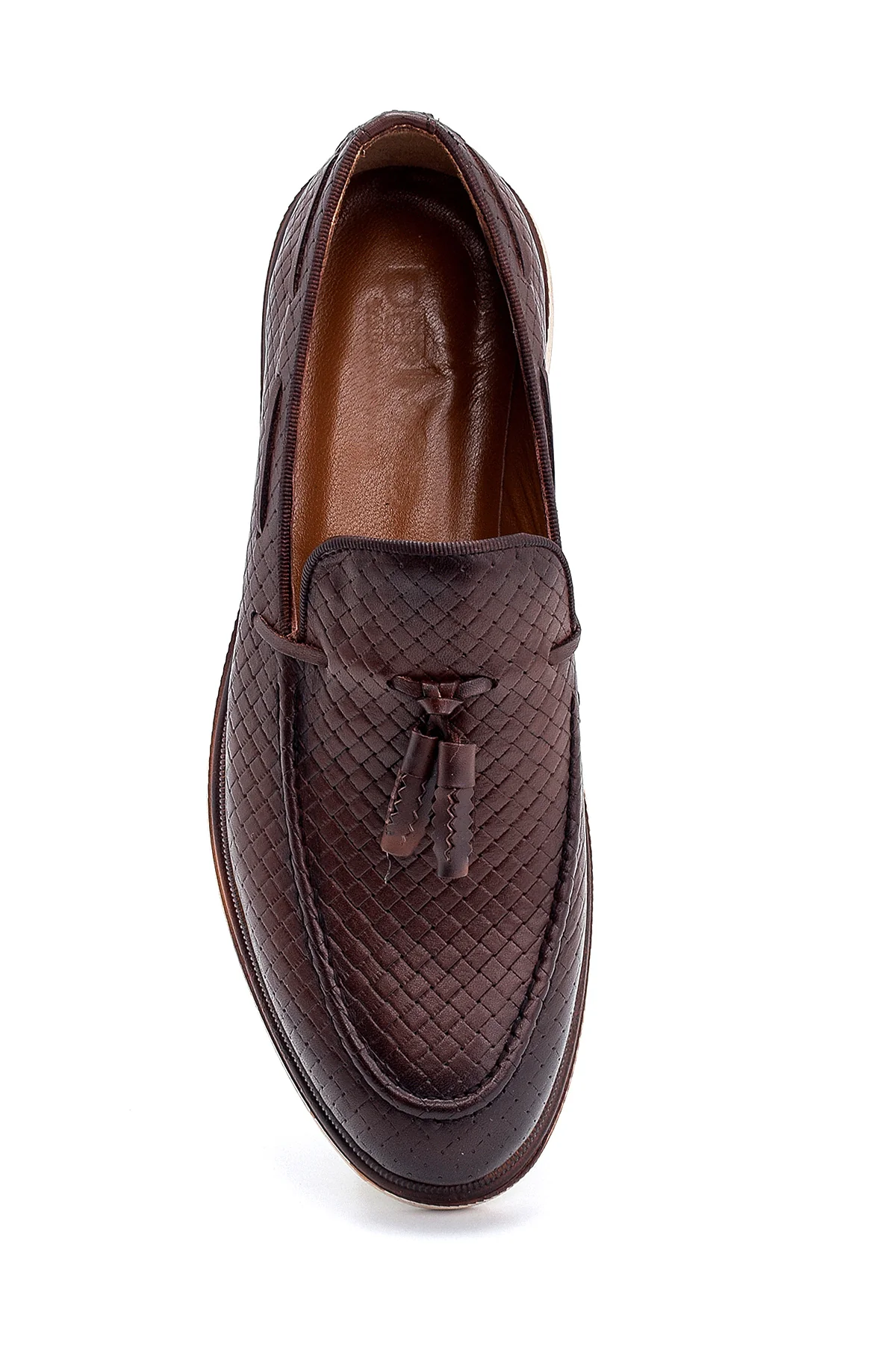 Erkek Deri Baskılı Casual Loafer - Image 6