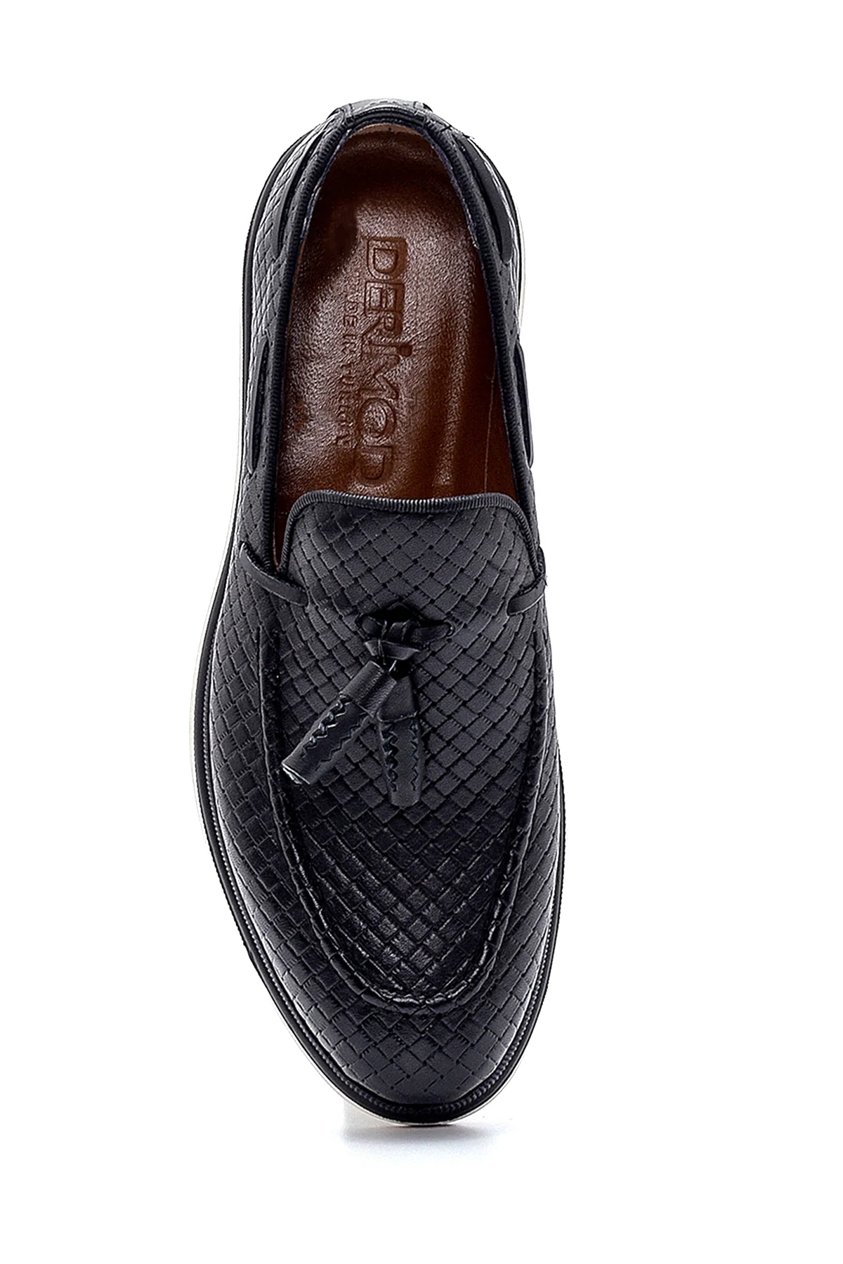 Erkek Deri Baskılı Casual Loafer - Image 6