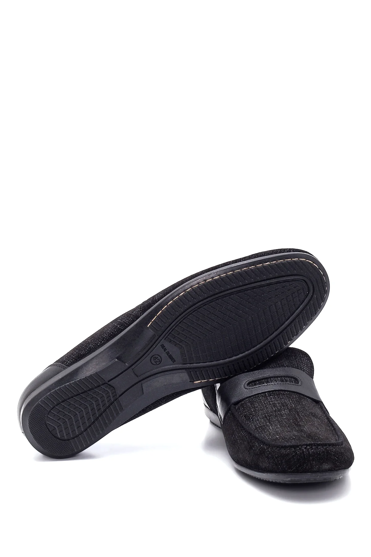 Erkek Deri Baskılı Casual Loafer - Image 4