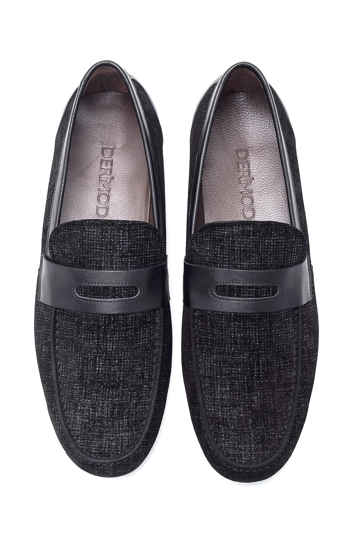 Erkek Deri Baskılı Casual Loafer - Image 7
