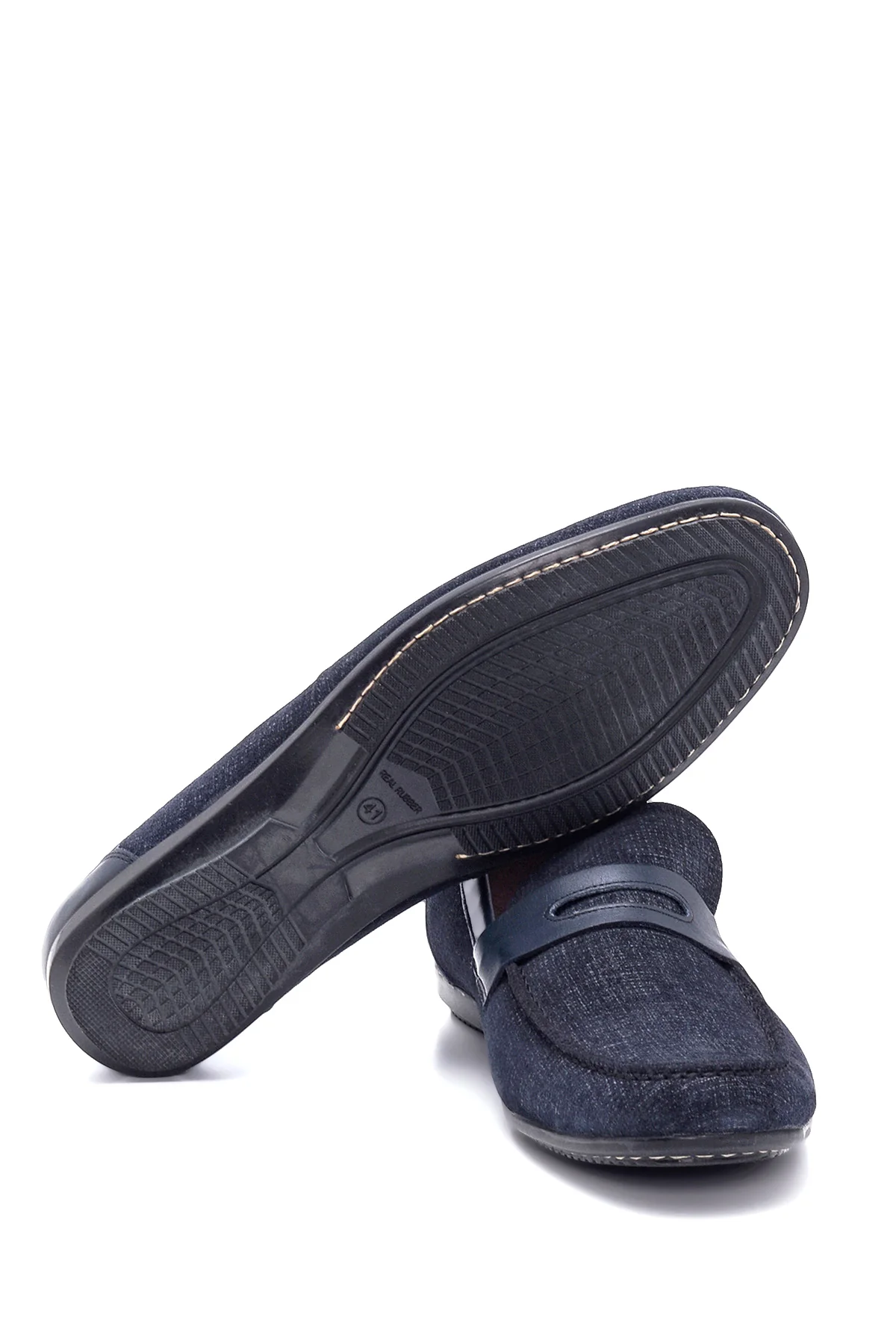 Erkek Deri Baskılı Casual Loafer - Image 4