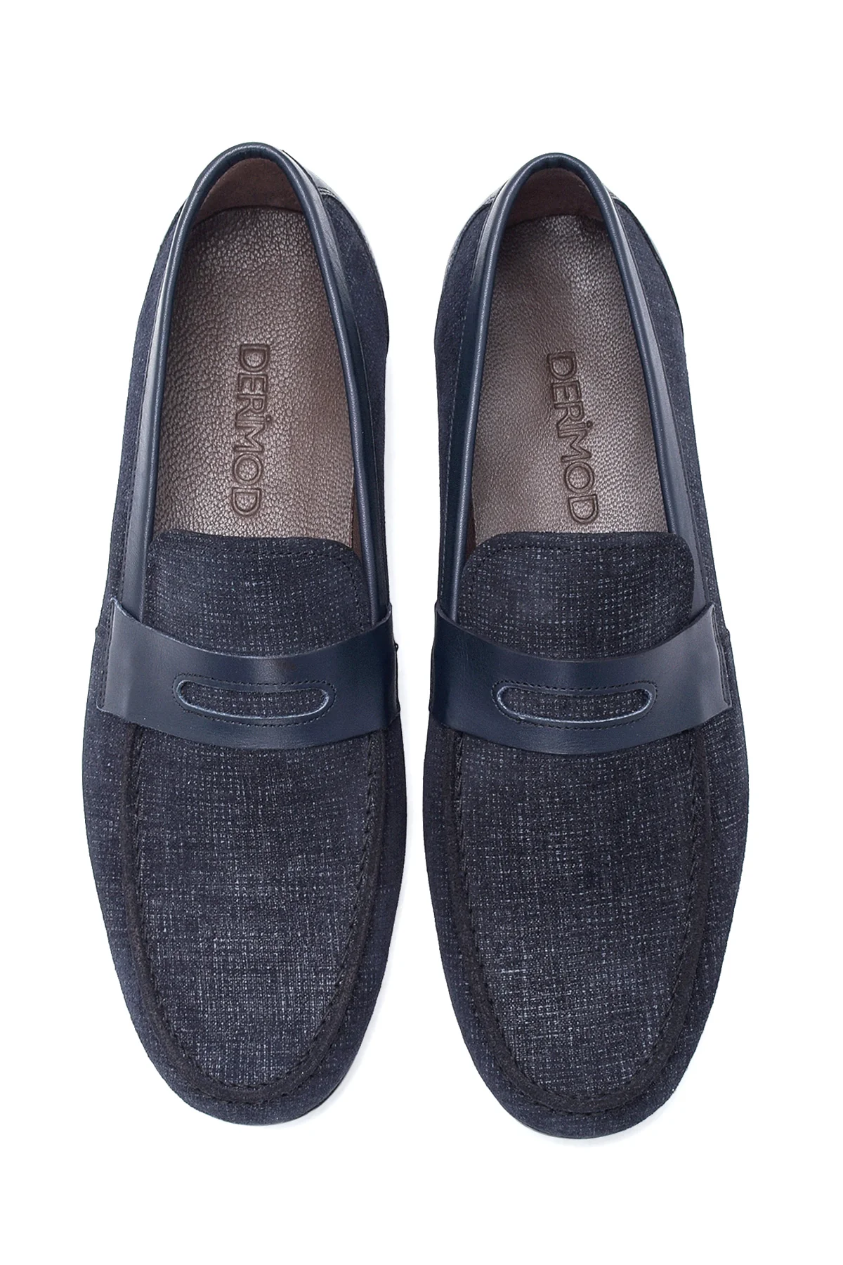 Erkek Deri Baskılı Casual Loafer - Image 7