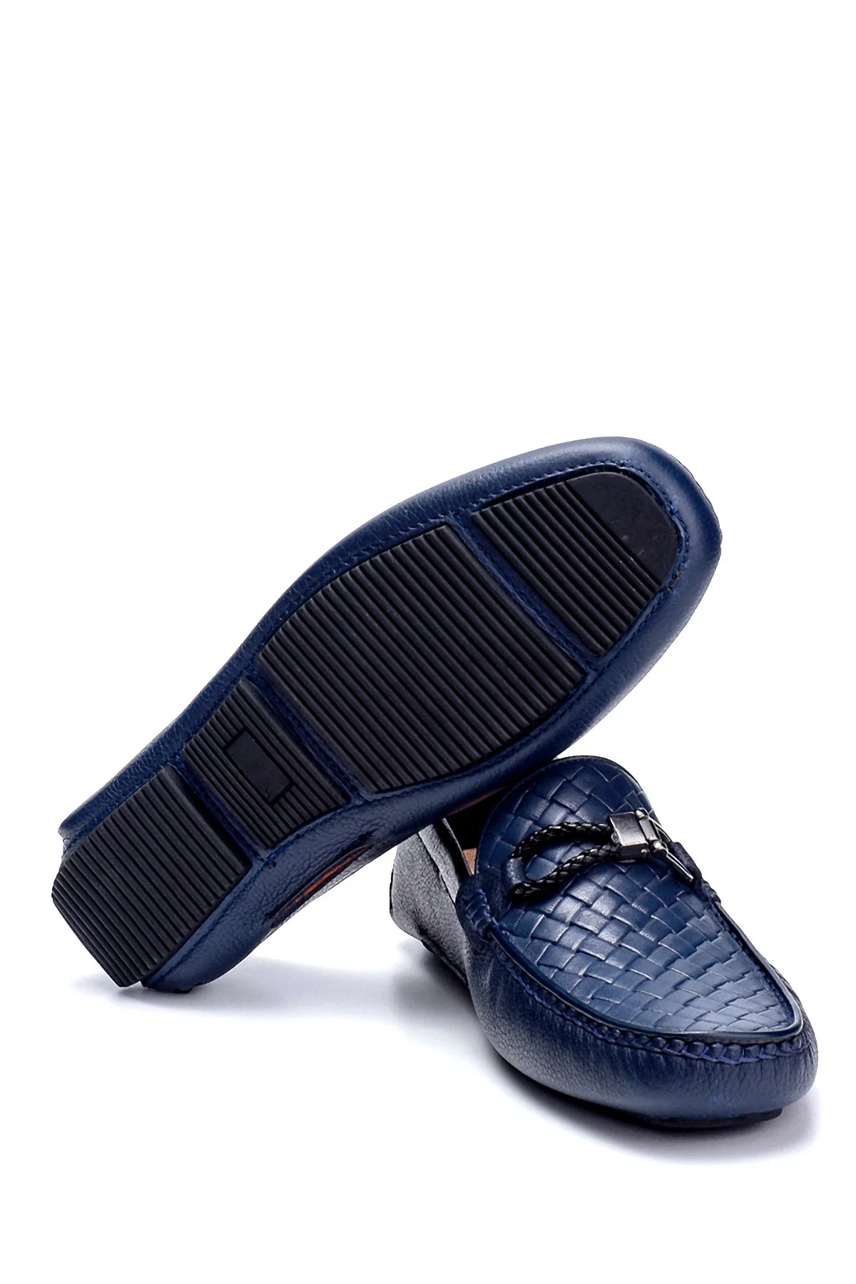 Erkek Deri Baskılı Loafer - Image 4