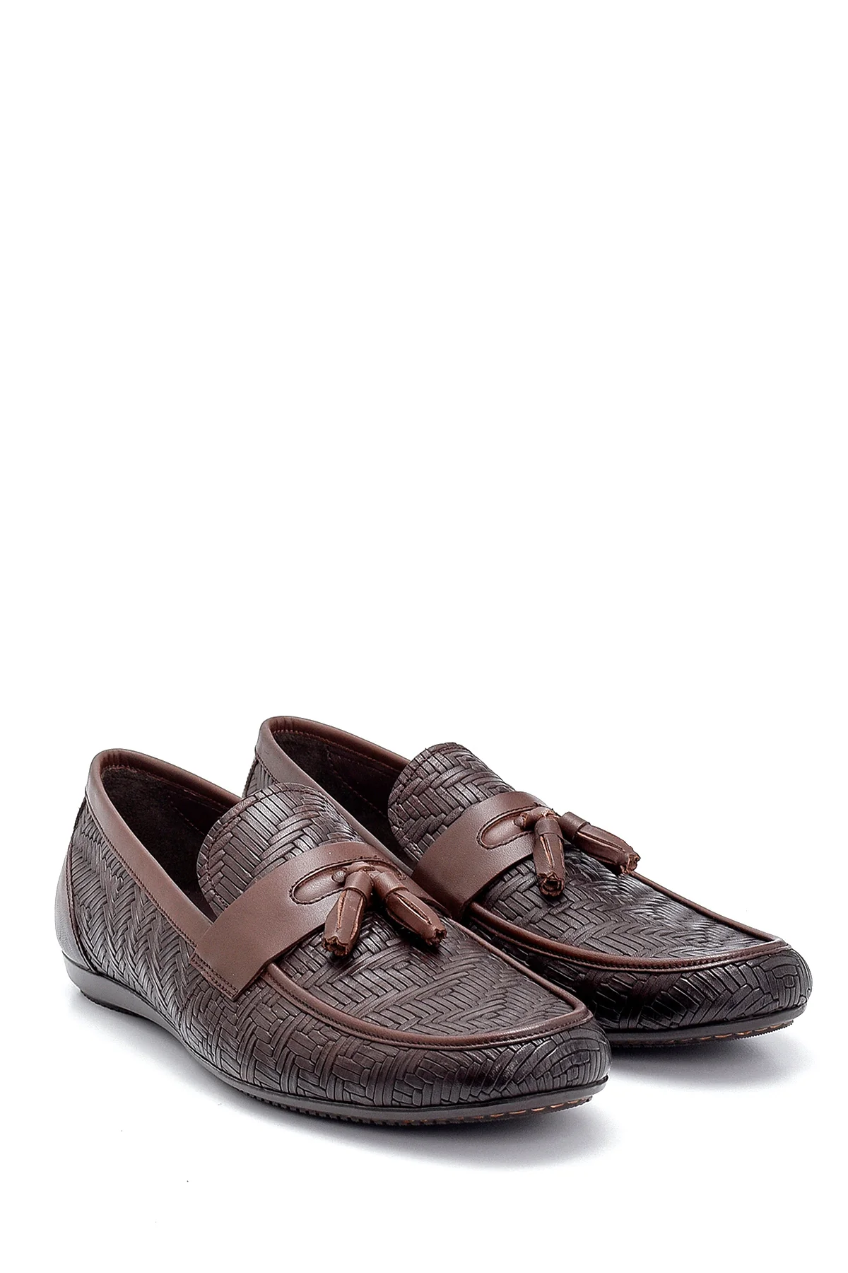 Erkek Deri Baskılı Loafer - Image 3
