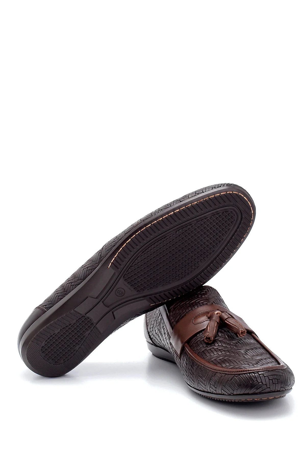 Erkek Deri Baskılı Loafer - Image 4