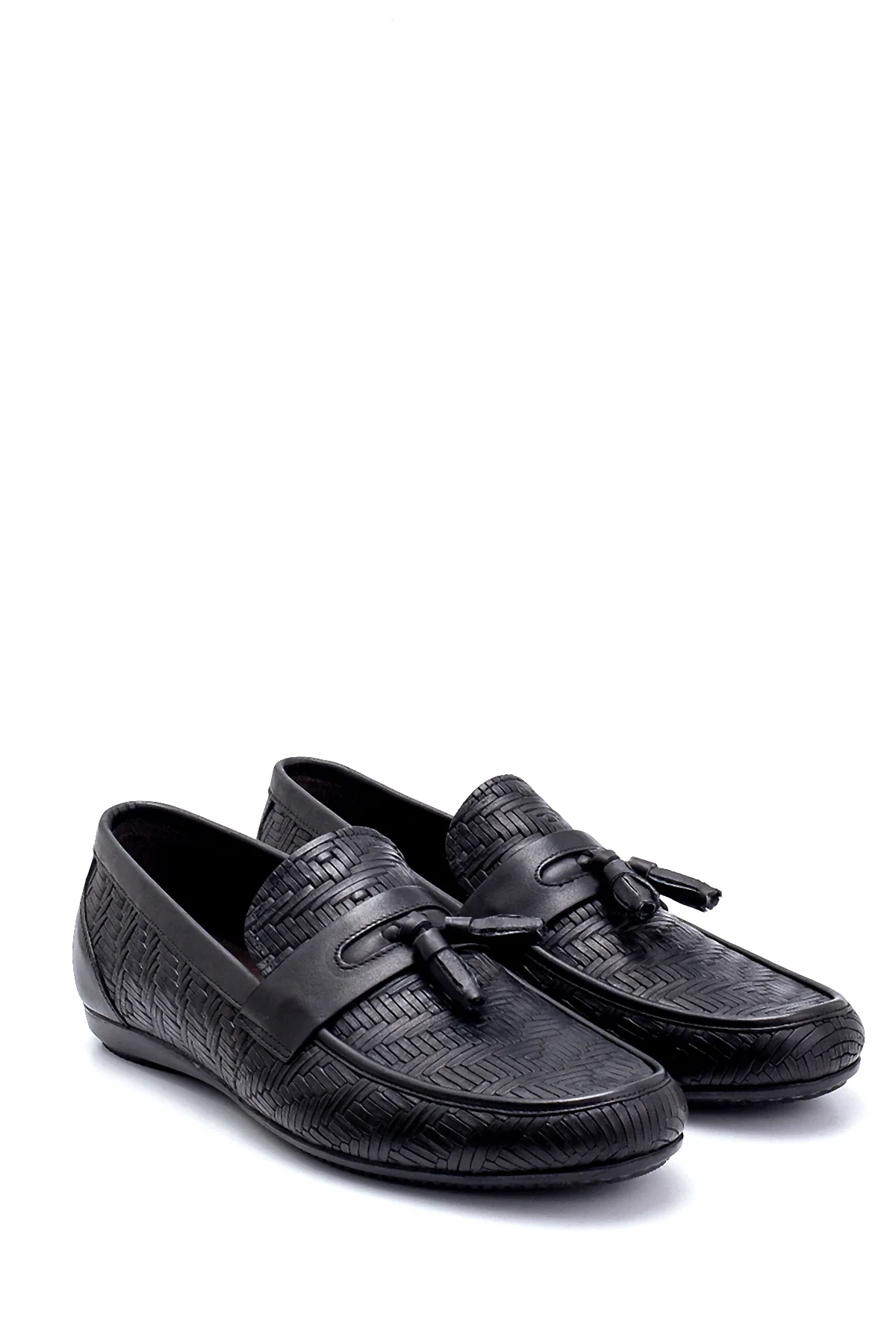 Erkek Deri Baskılı Loafer - Image 3