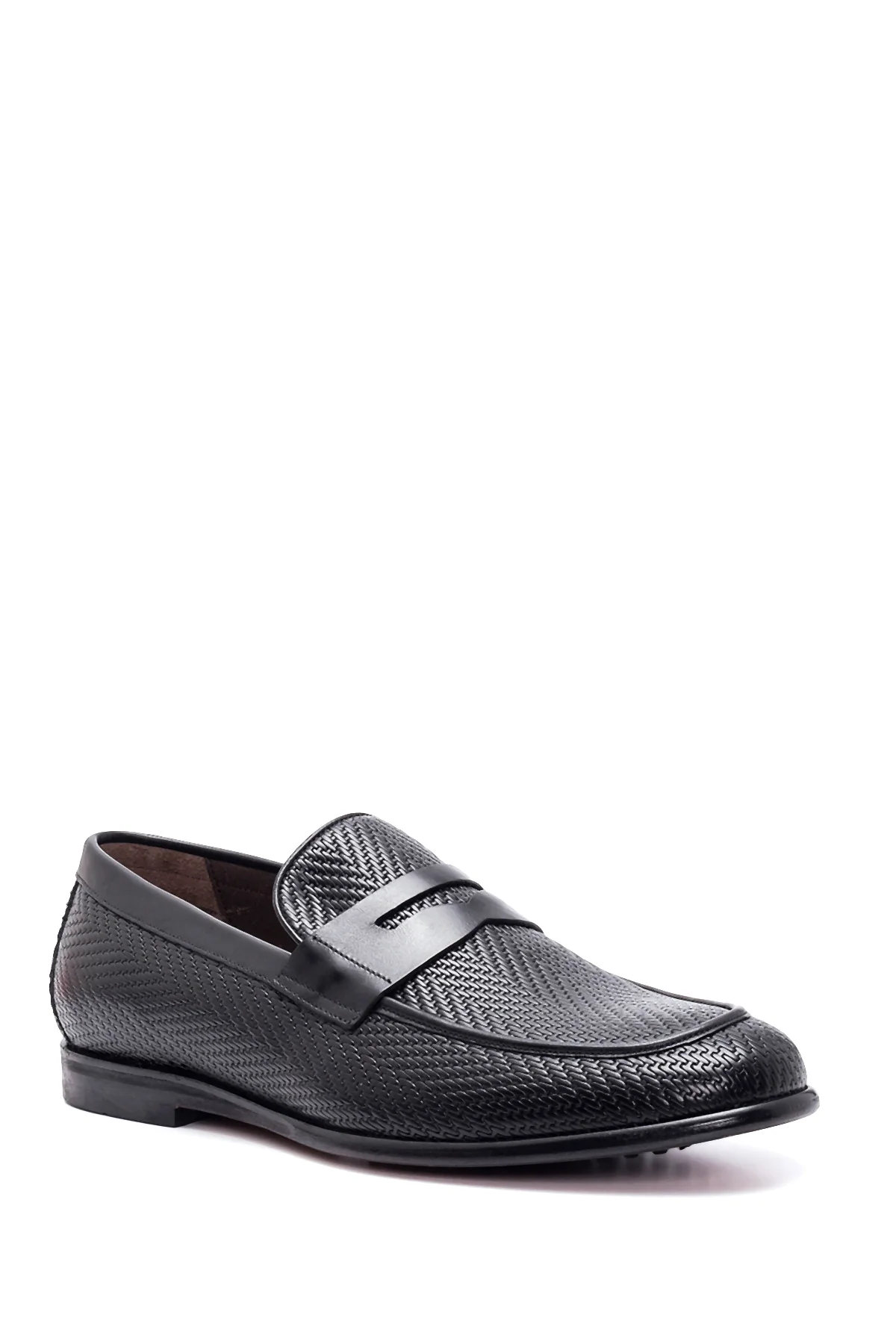 Erkek Deri Baskılı Loafer - Image 3
