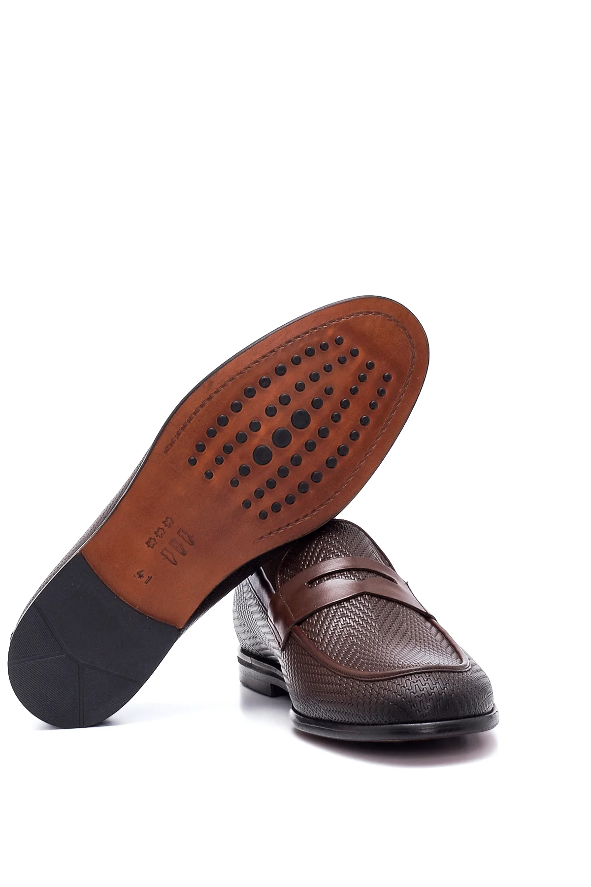 Erkek Deri Baskılı Loafer - Image 4