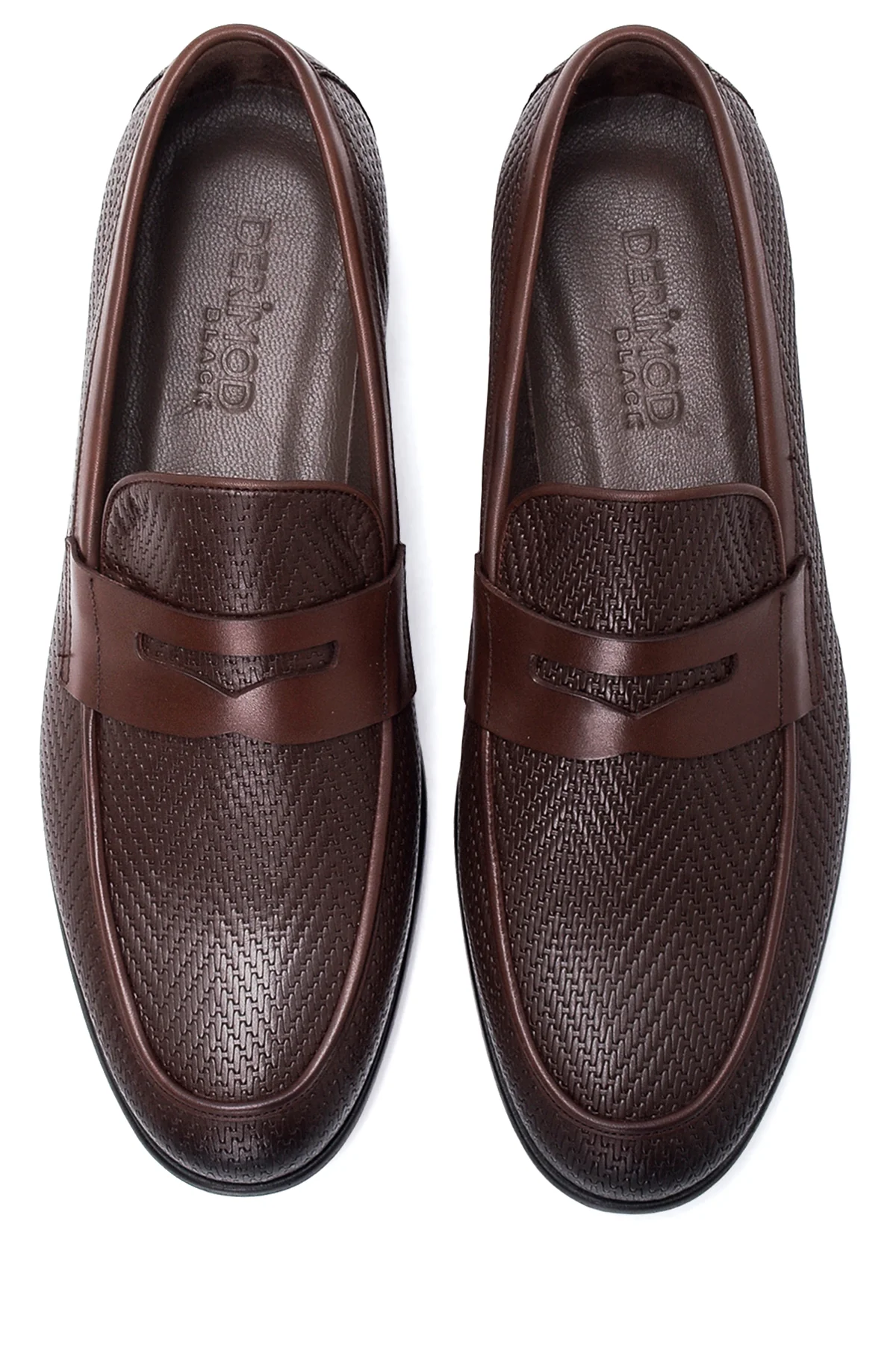 Erkek Deri Baskılı Loafer - Image 7