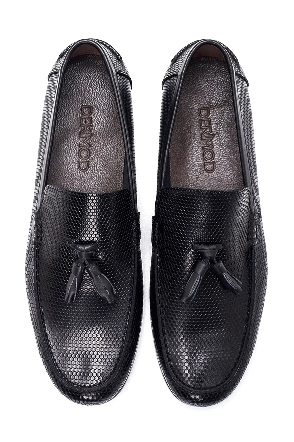 Erkek Deri Baskılı Loafer - Image 7