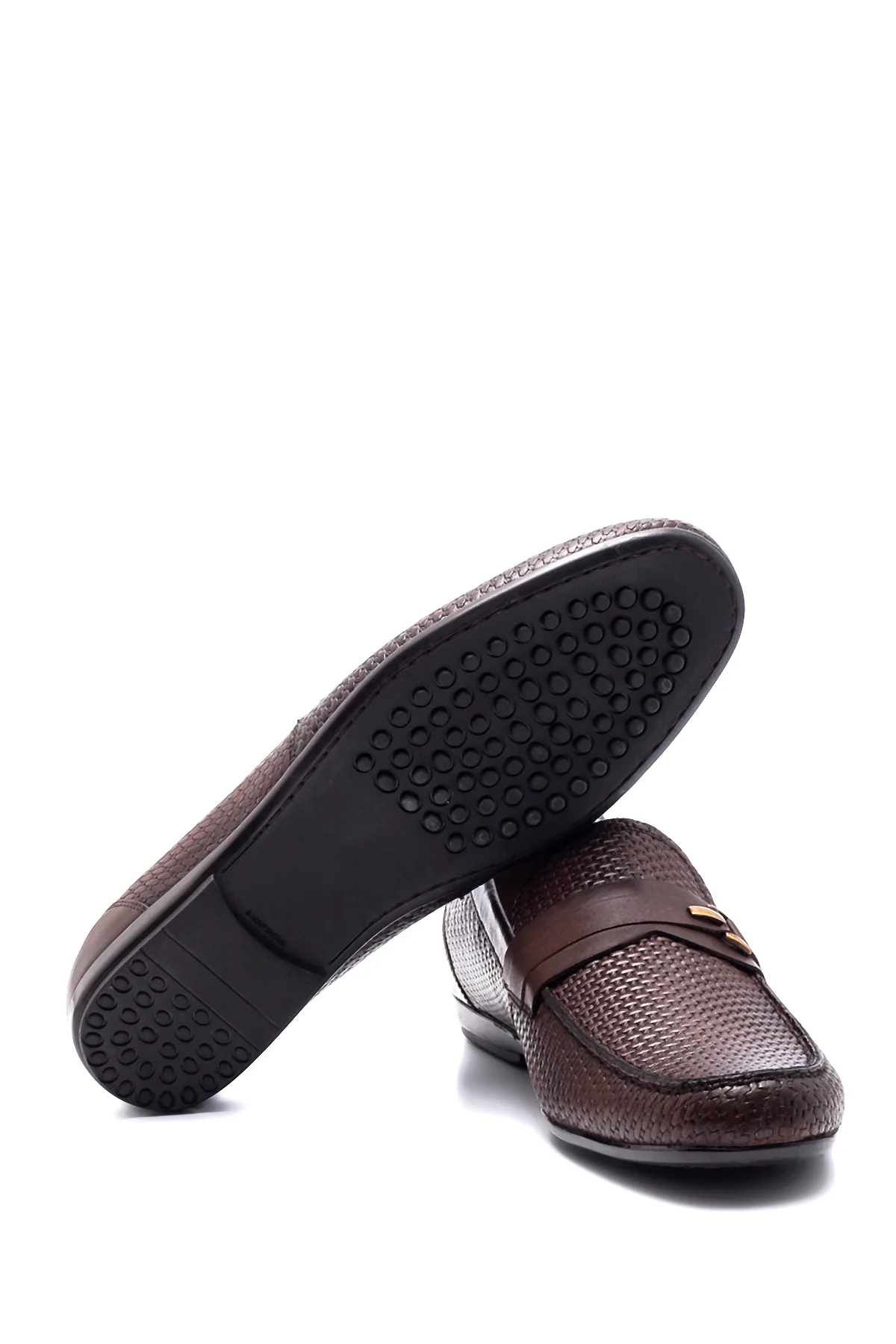 Erkek Deri Baskılı Loafer - Image 4