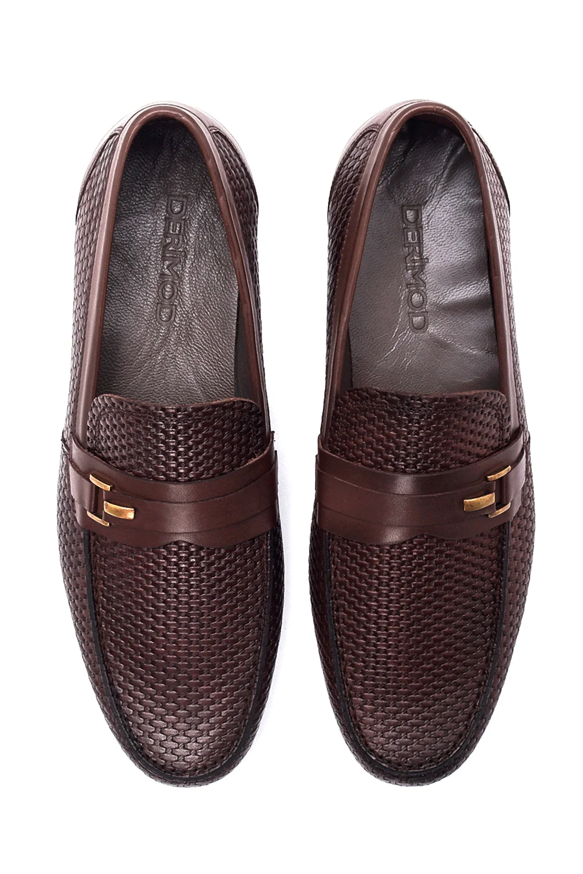 Erkek Deri Baskılı Loafer - Image 7