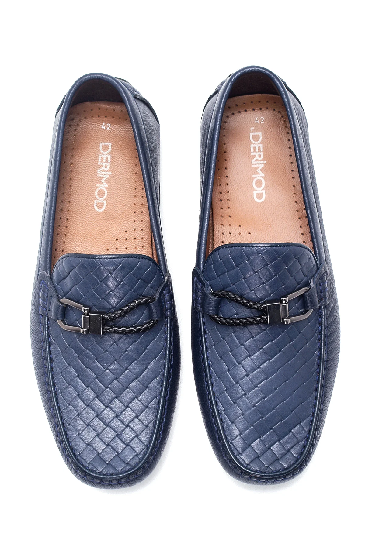 Erkek Deri Baskılı Loafer - Image 7