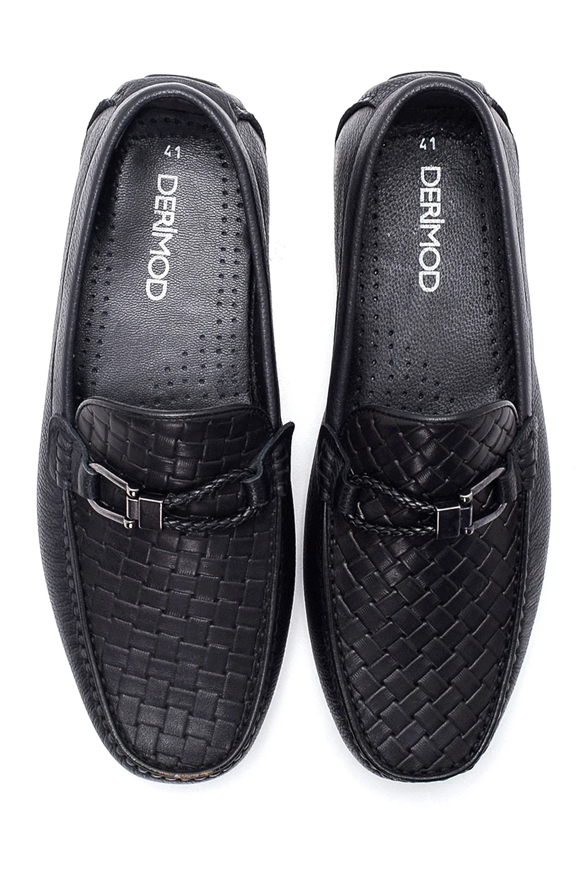 Erkek Deri Baskılı Loafer - Image 7