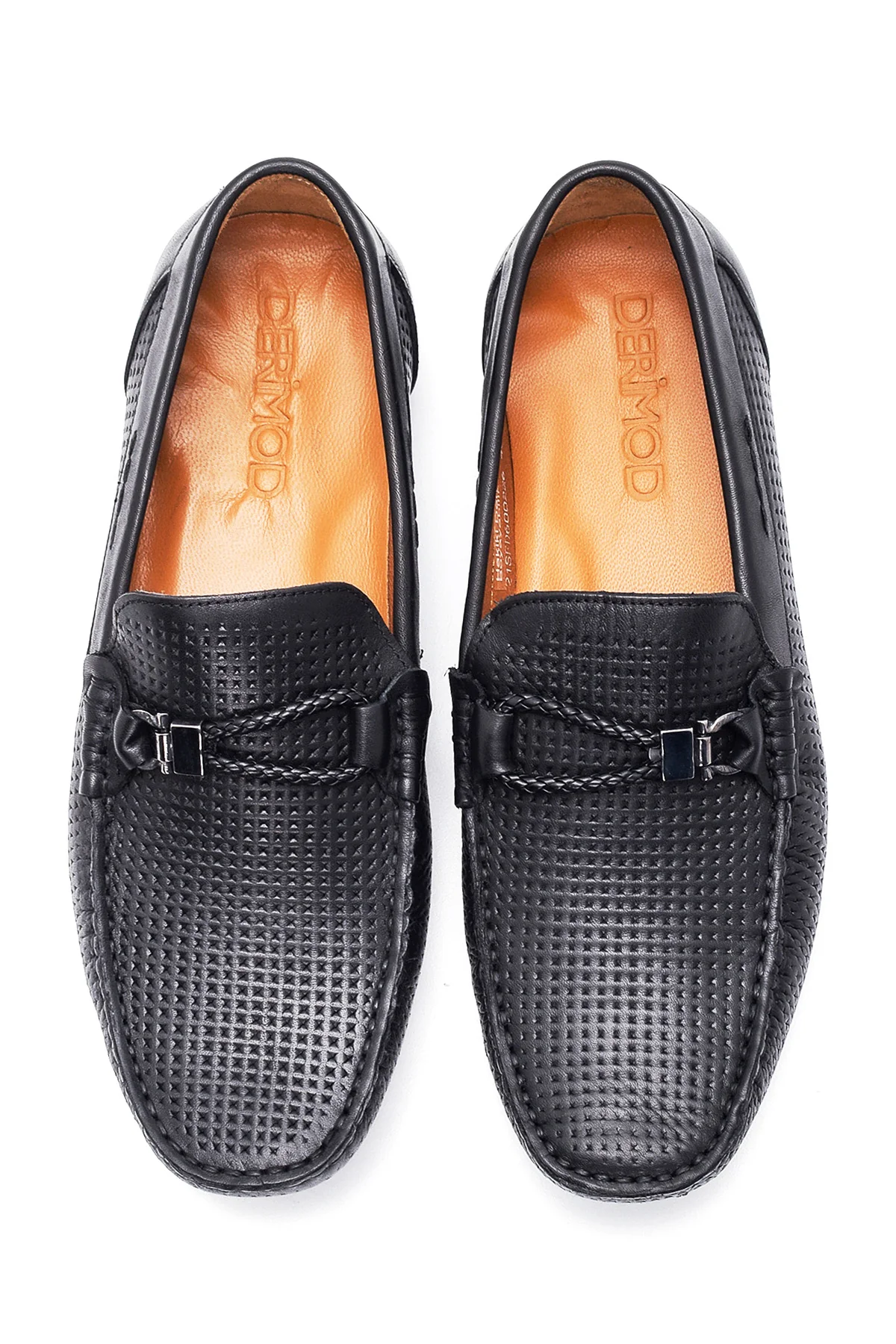Erkek Deri Baskılı Loafer - Image 7
