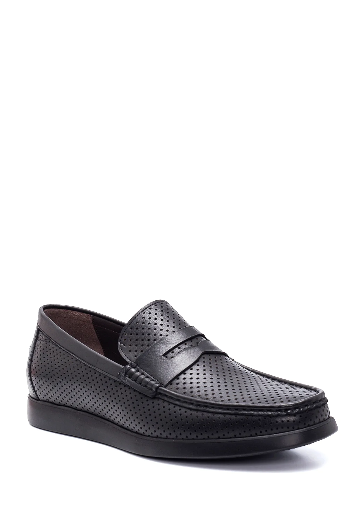 Erkek Deri Baskılı Loafer - Image 3