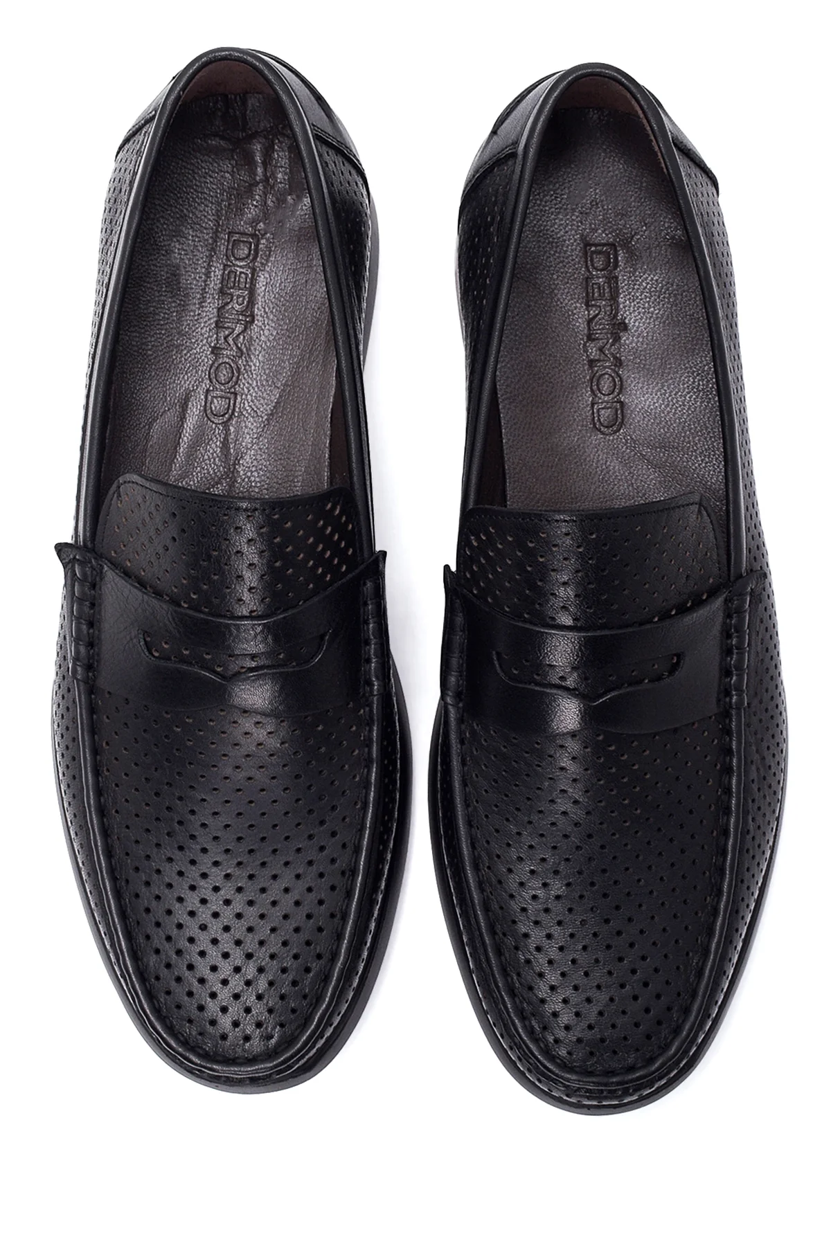 Erkek Deri Baskılı Loafer - Image 7