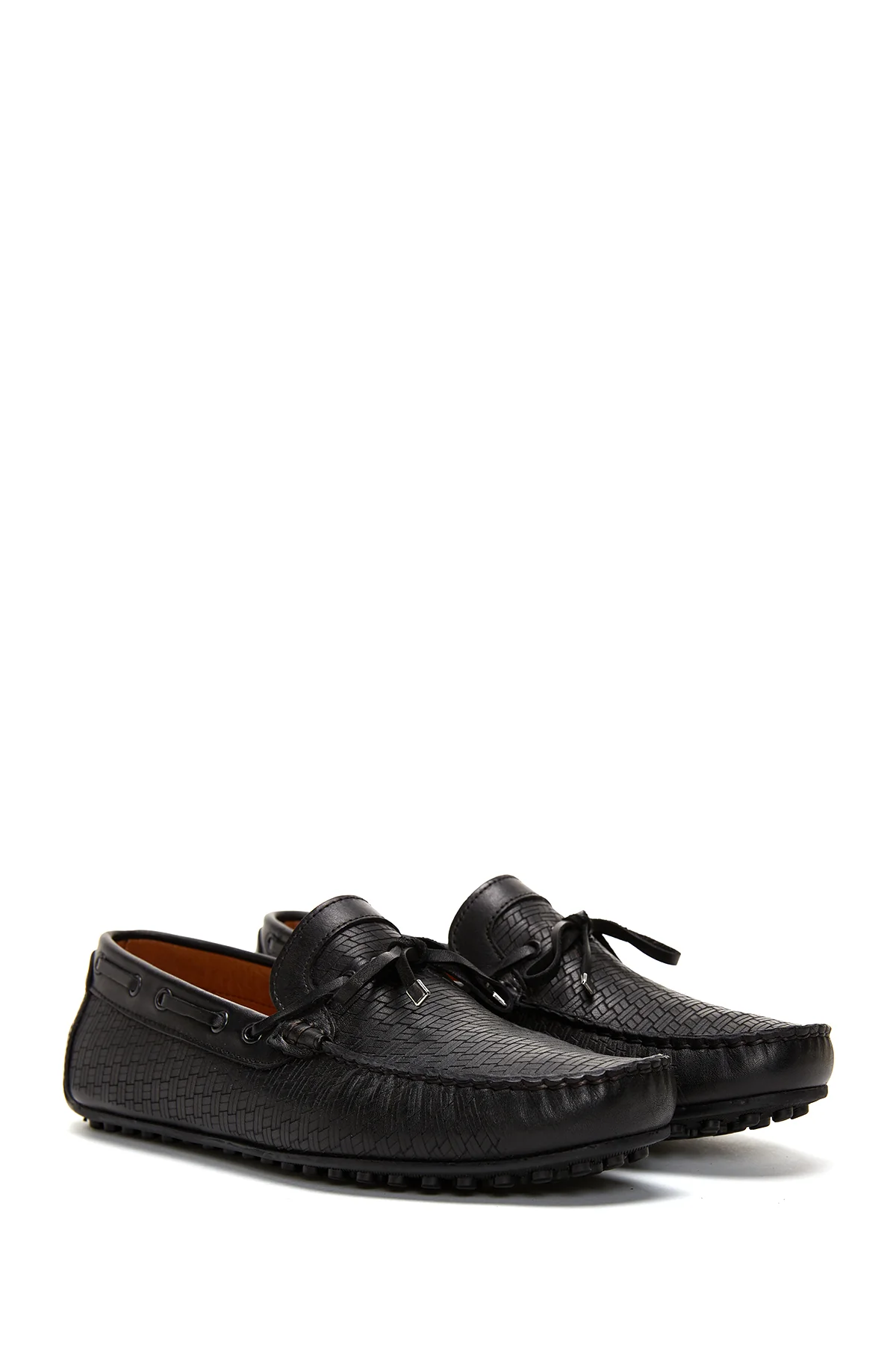 Erkek Deri Baskılı Loafer - Image 3