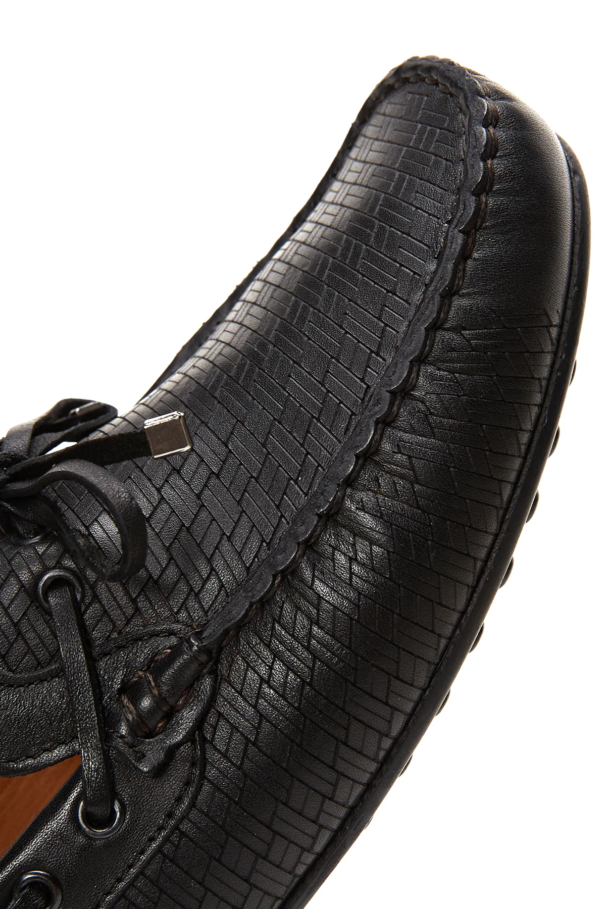 Erkek Deri Baskılı Loafer - Image 7