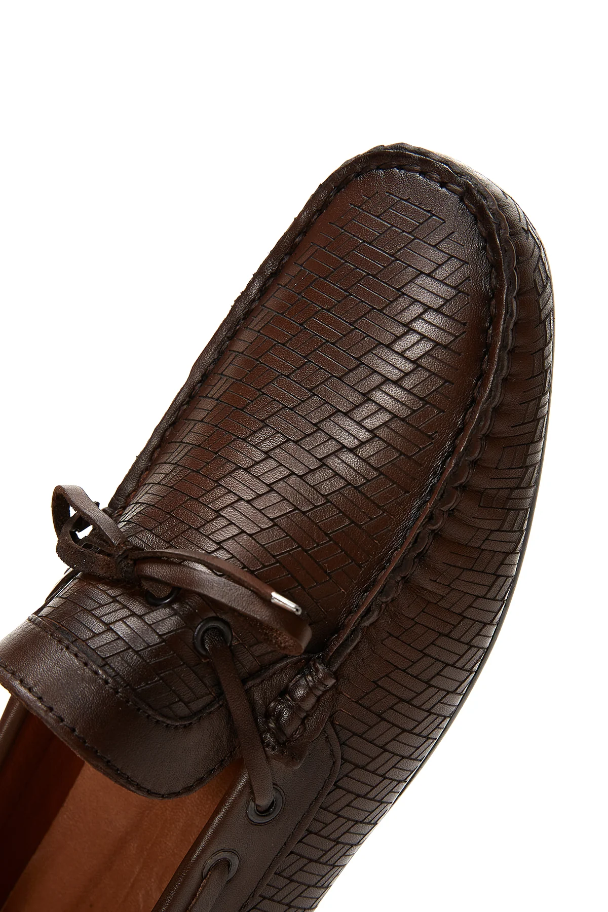 Erkek Deri Baskılı Loafer - Image 7