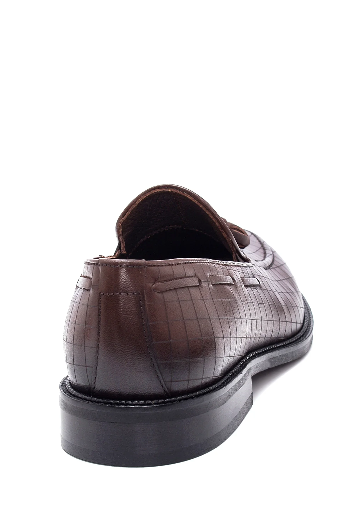 Erkek Deri Baskılı Püsküllü Loafer - Image 5