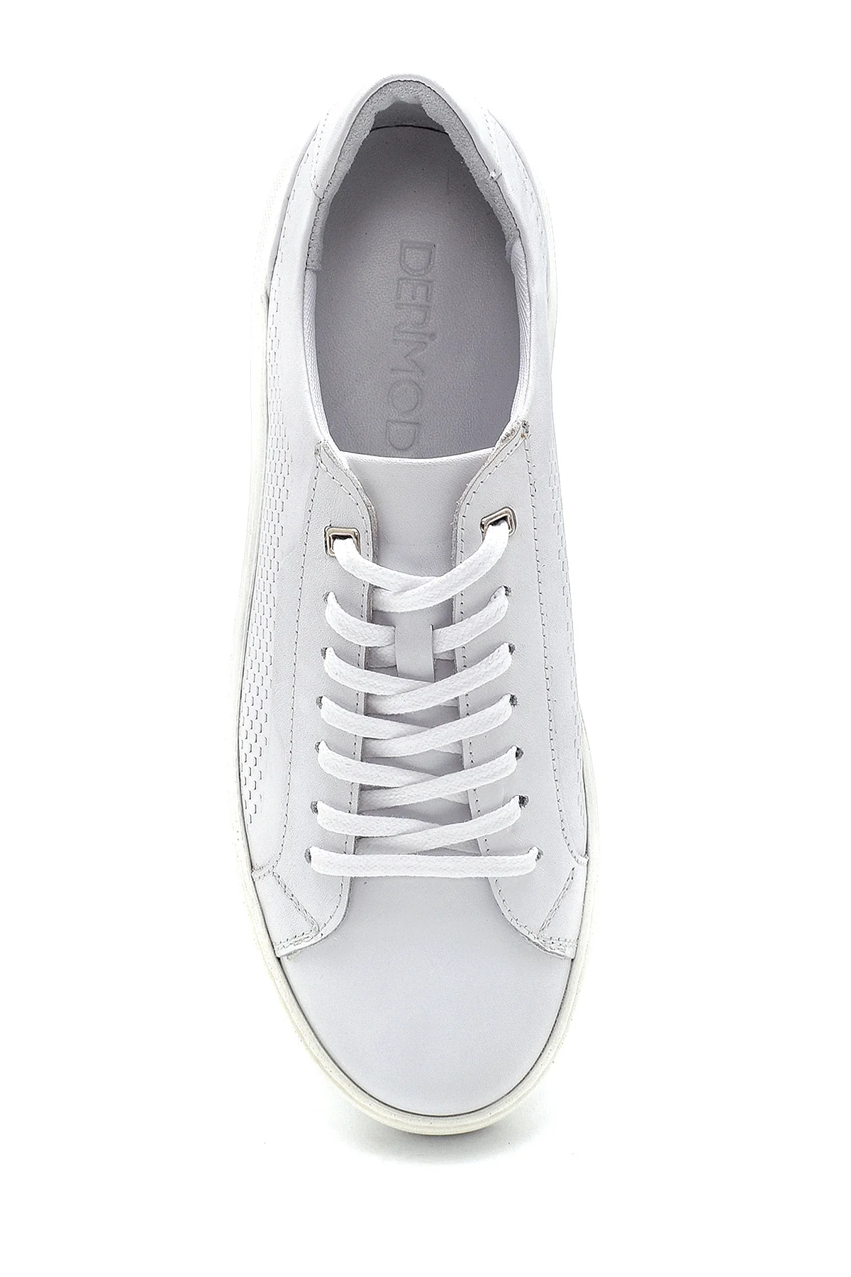 Erkek Deri Baskılı Sneaker - Image 6