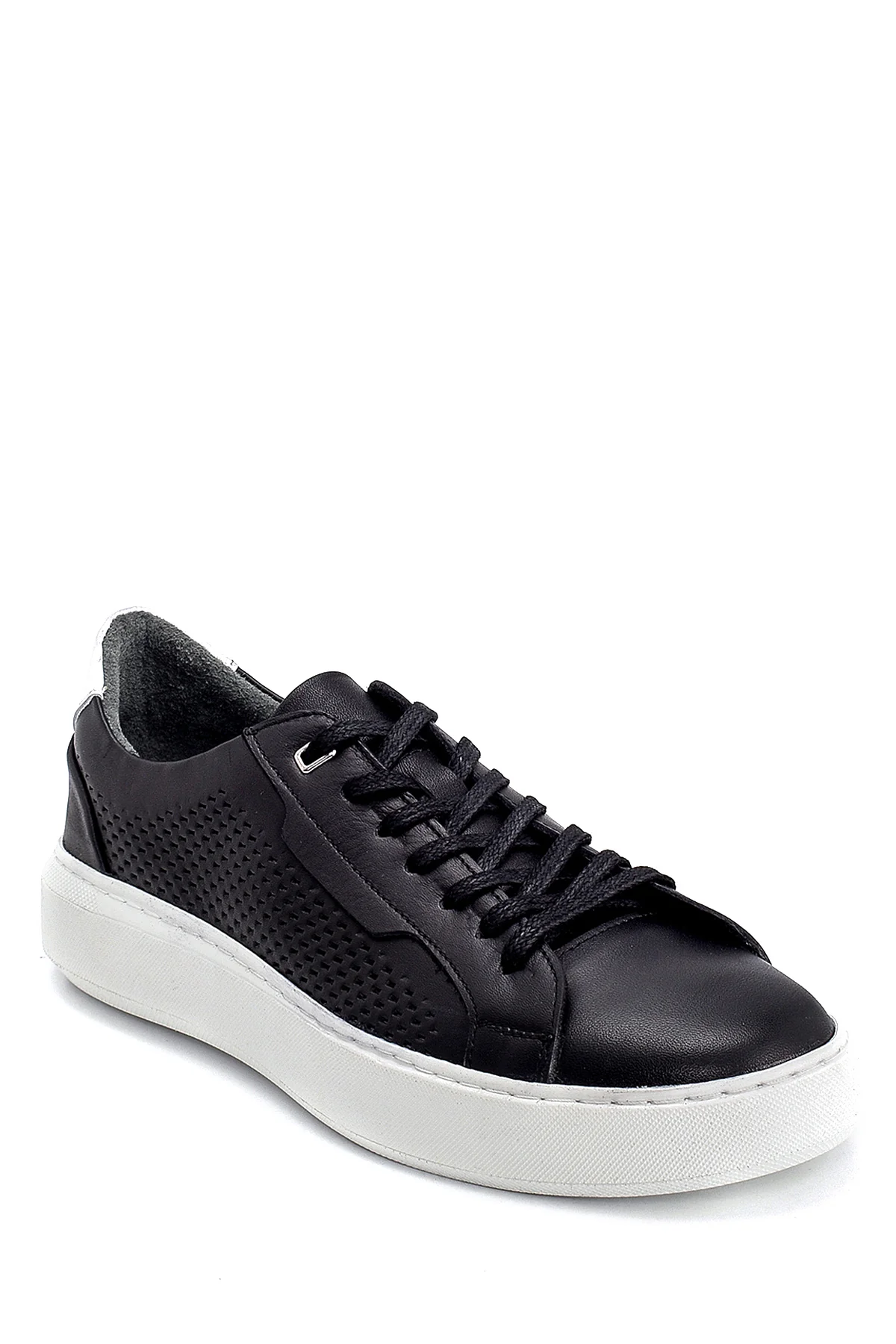 Erkek Deri Baskılı Sneaker - Image 2