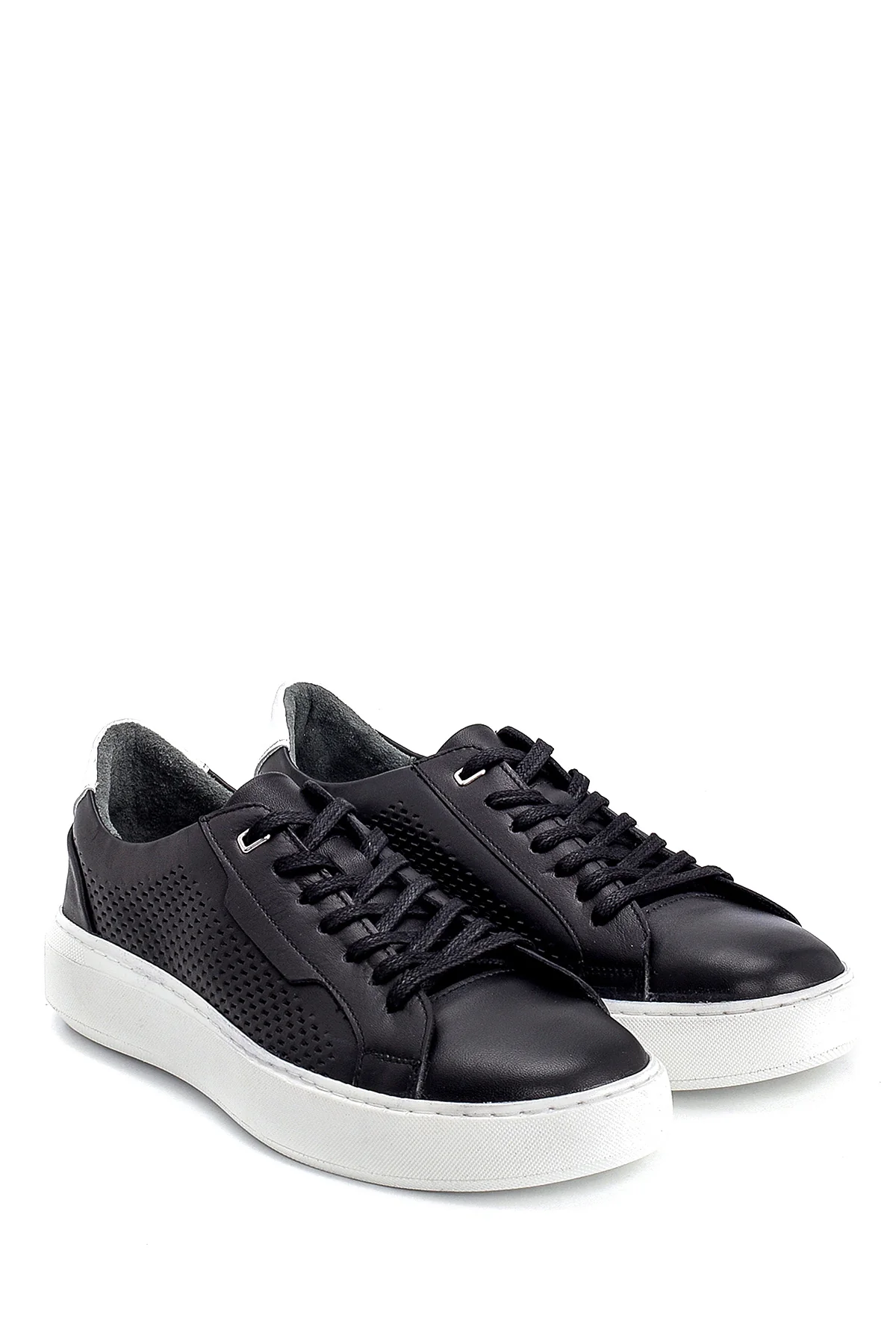 Erkek Deri Baskılı Sneaker - Image 3