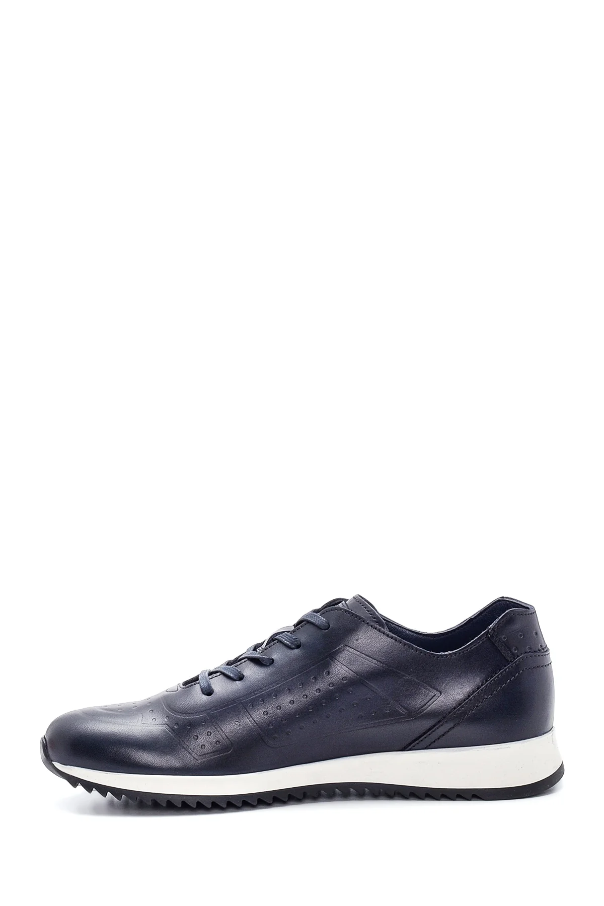 Erkek Deri Baskılı Sneaker - Image 2