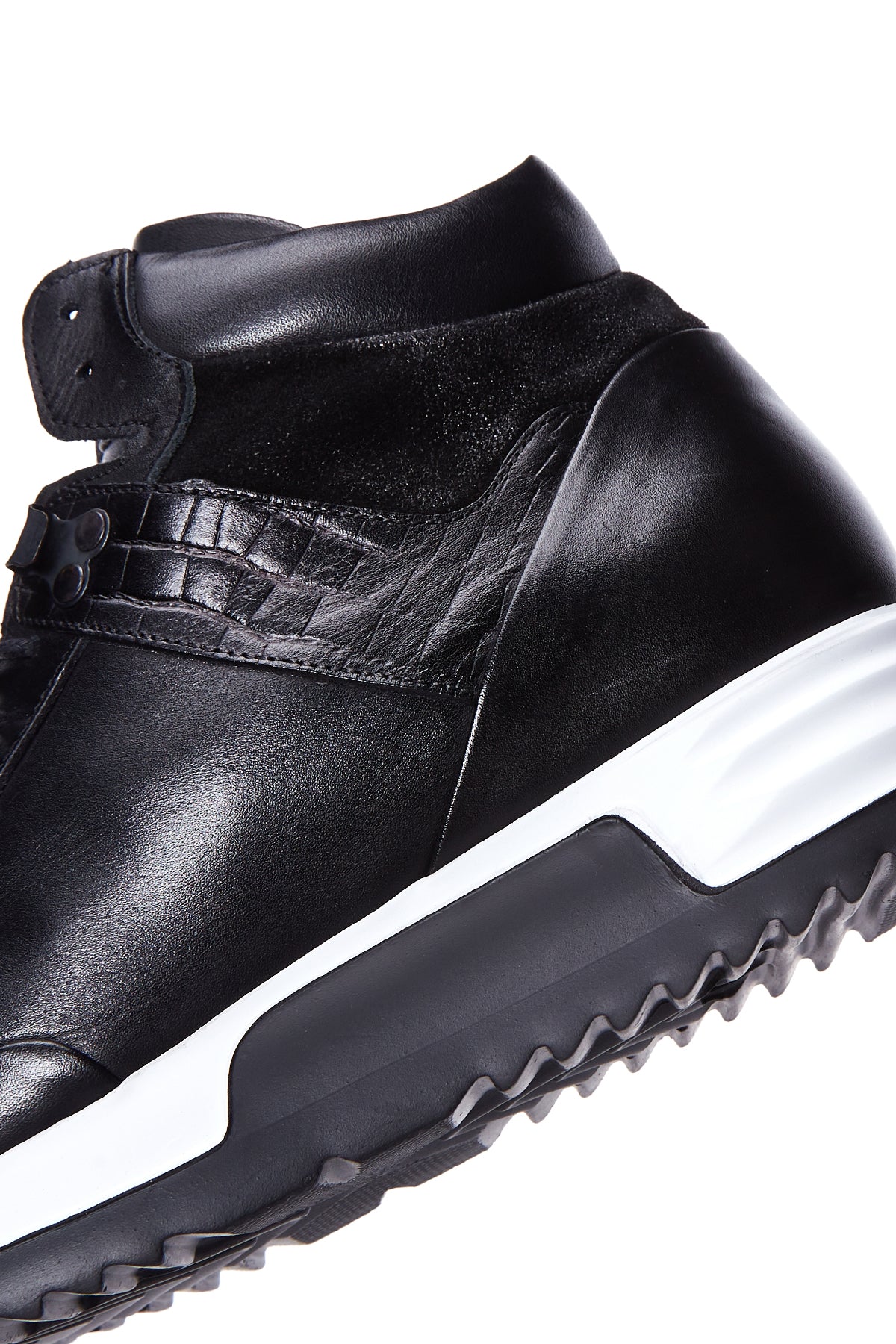 Erkek Deri Bilekli Sneaker - Image 7