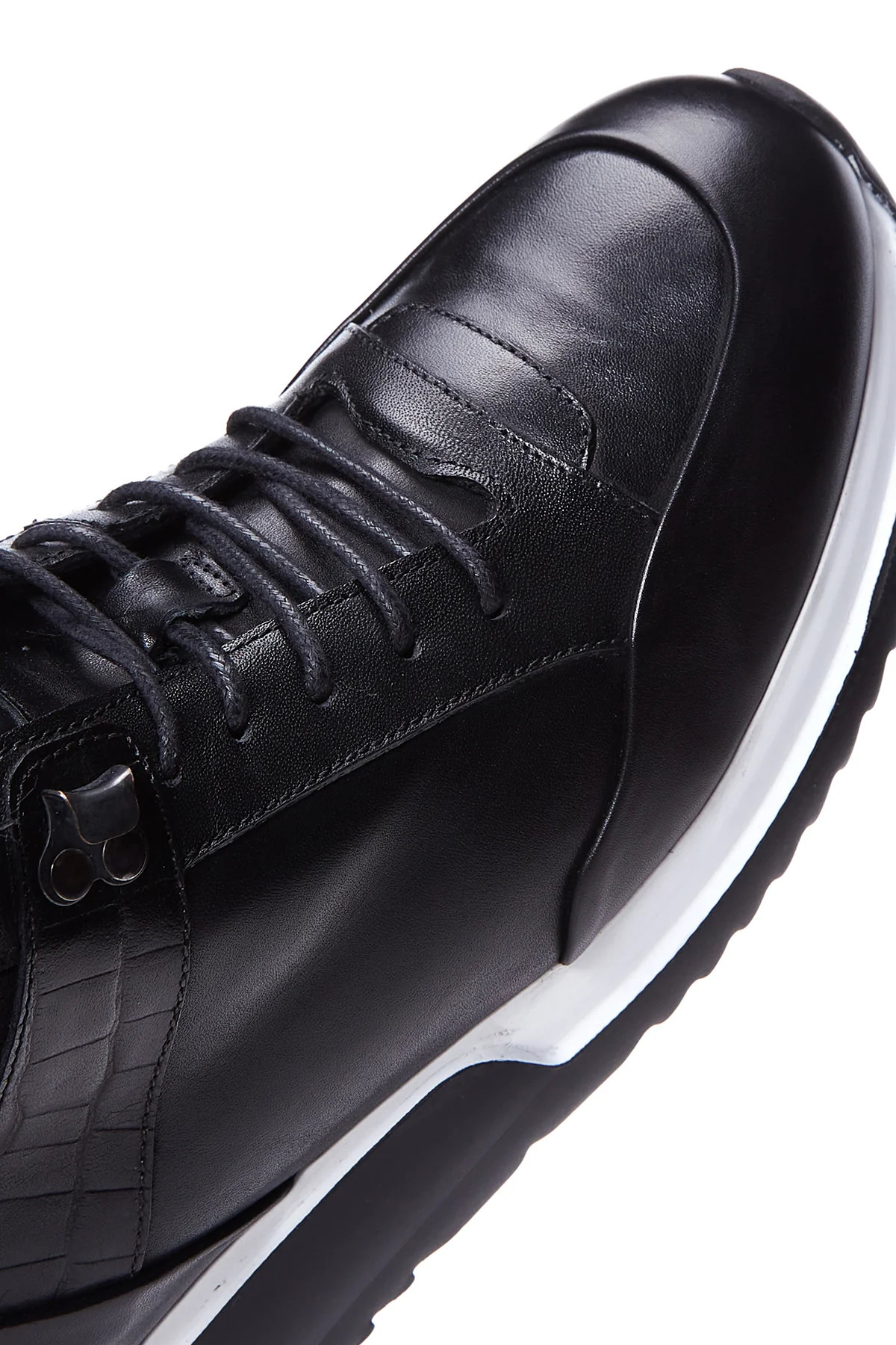 Erkek Deri Bilekli Sneaker - Image 8