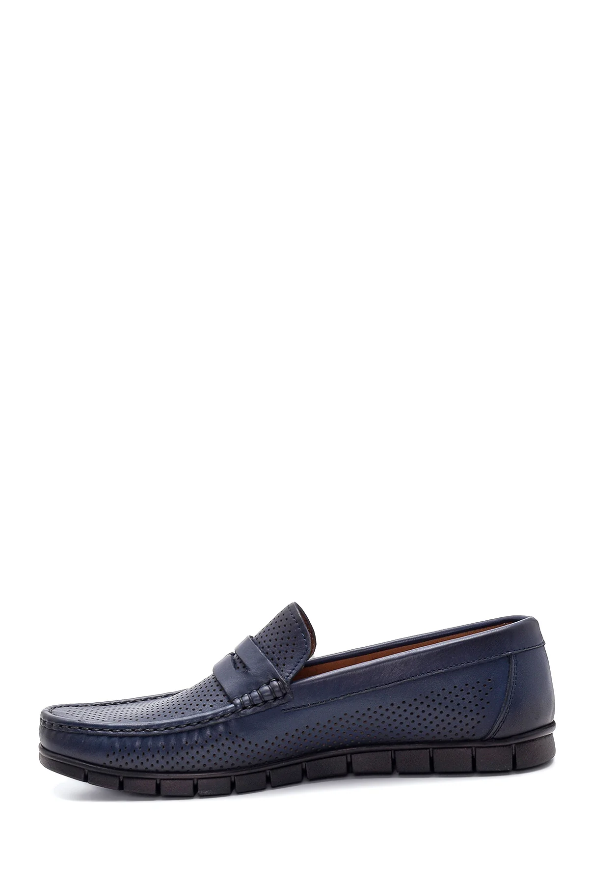 Erkek Deri Delikli Casual Loafer - Image 2