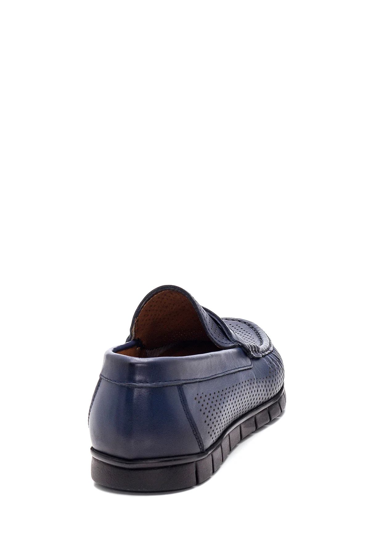 Erkek Deri Delikli Casual Loafer - Image 5