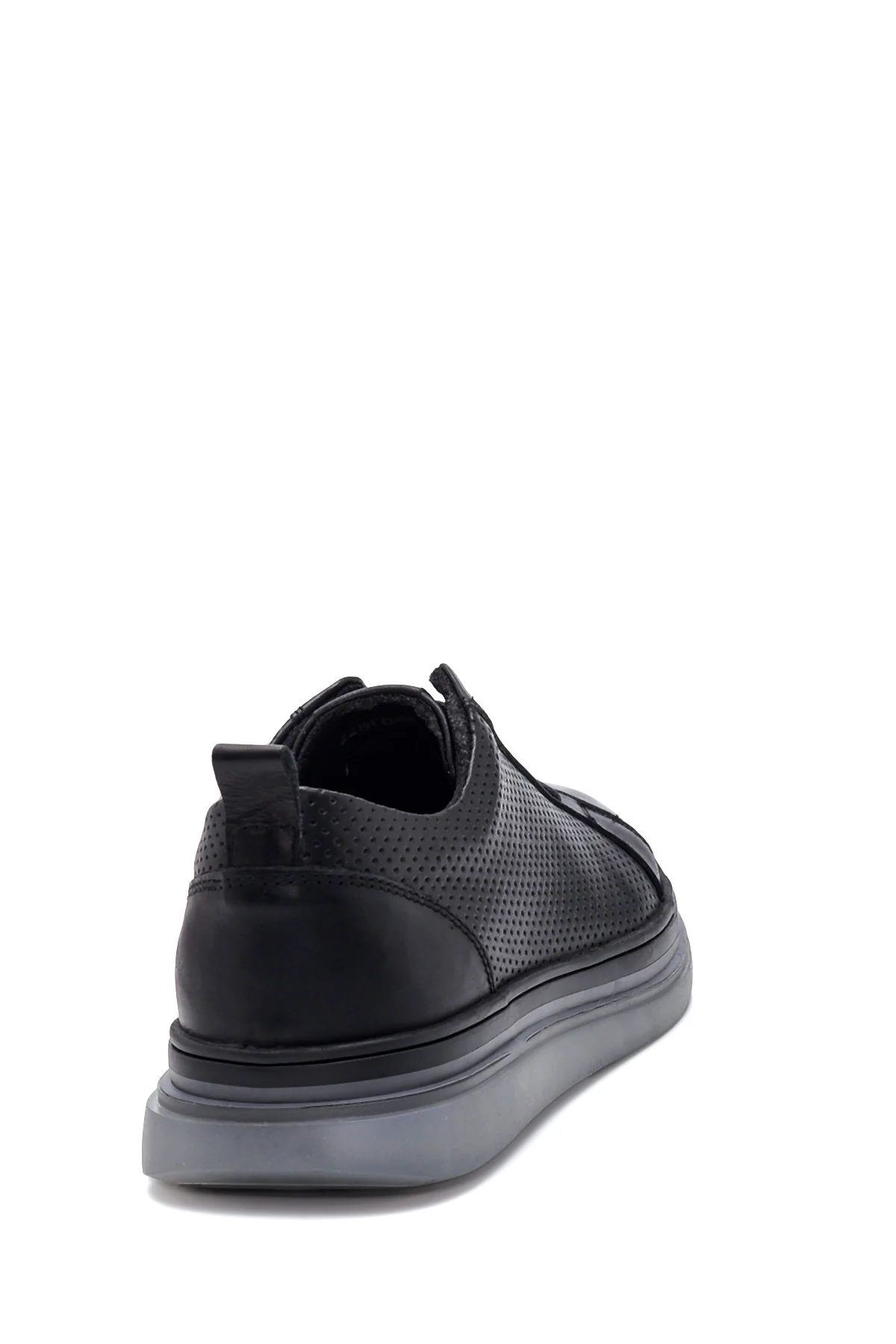 Erkek Deri Delikli Sneaker - Image 7