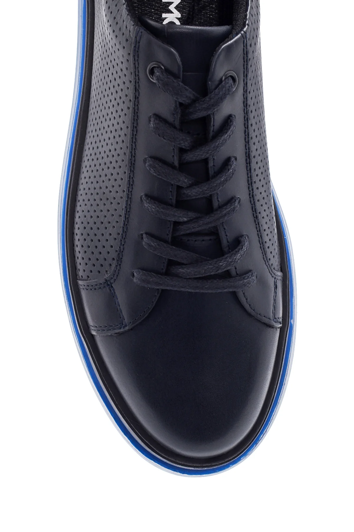 Erkek Deri Delikli Sneaker - Image 6