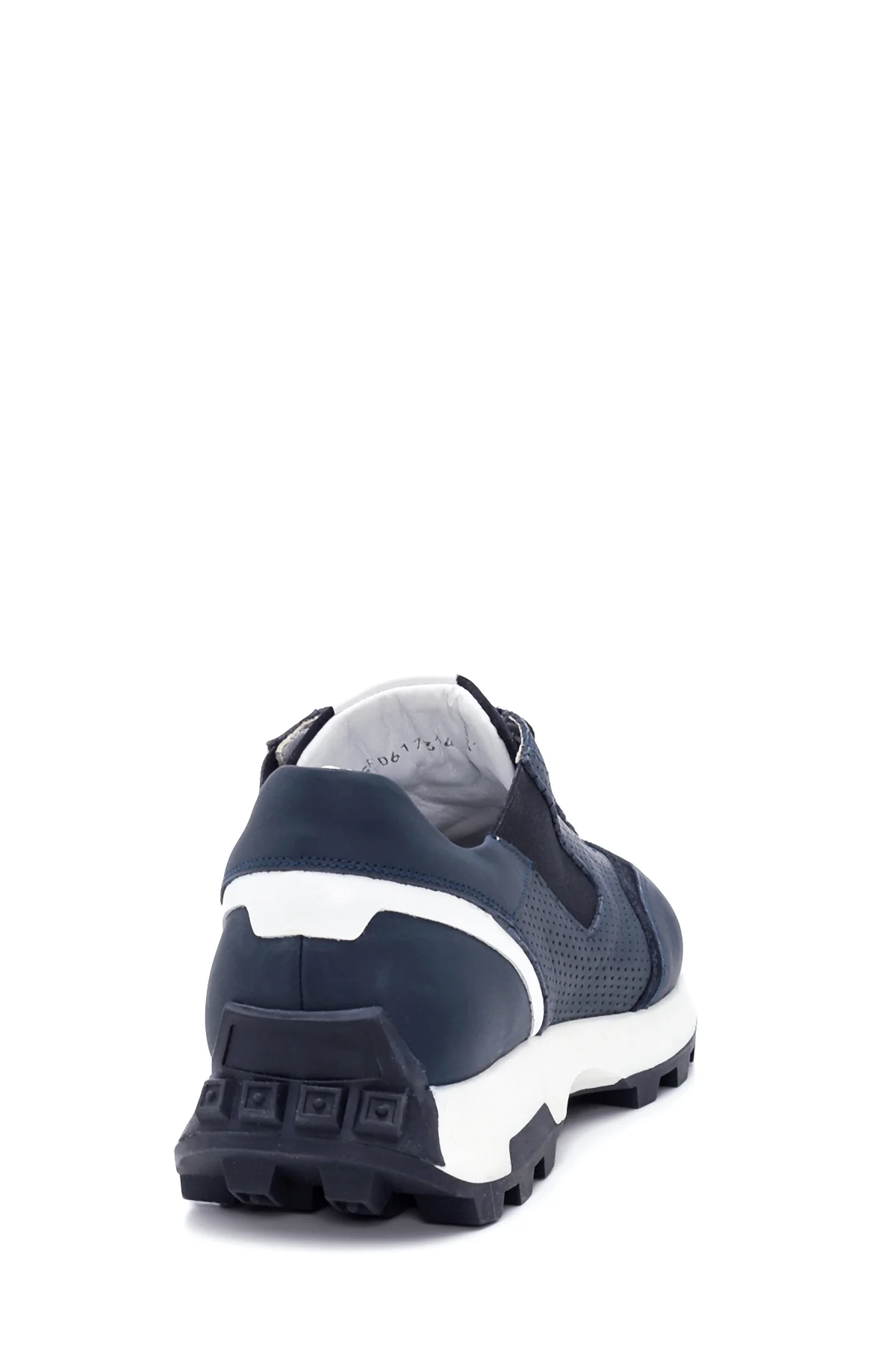 Erkek Deri Desenli Sneaker - Image 5