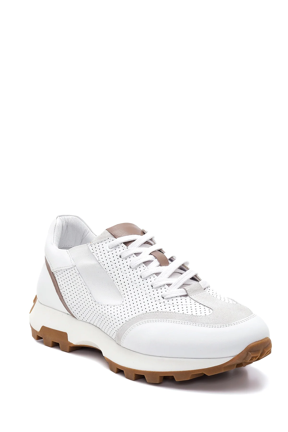 Erkek Deri Desenli Sneaker - Image 3