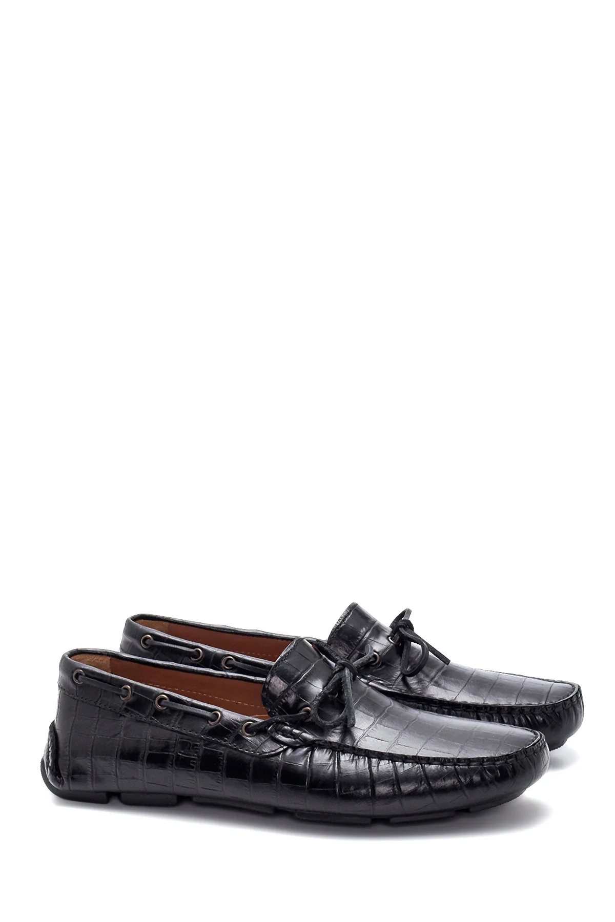 Erkek Deri Kroko Loafer - Image 3
