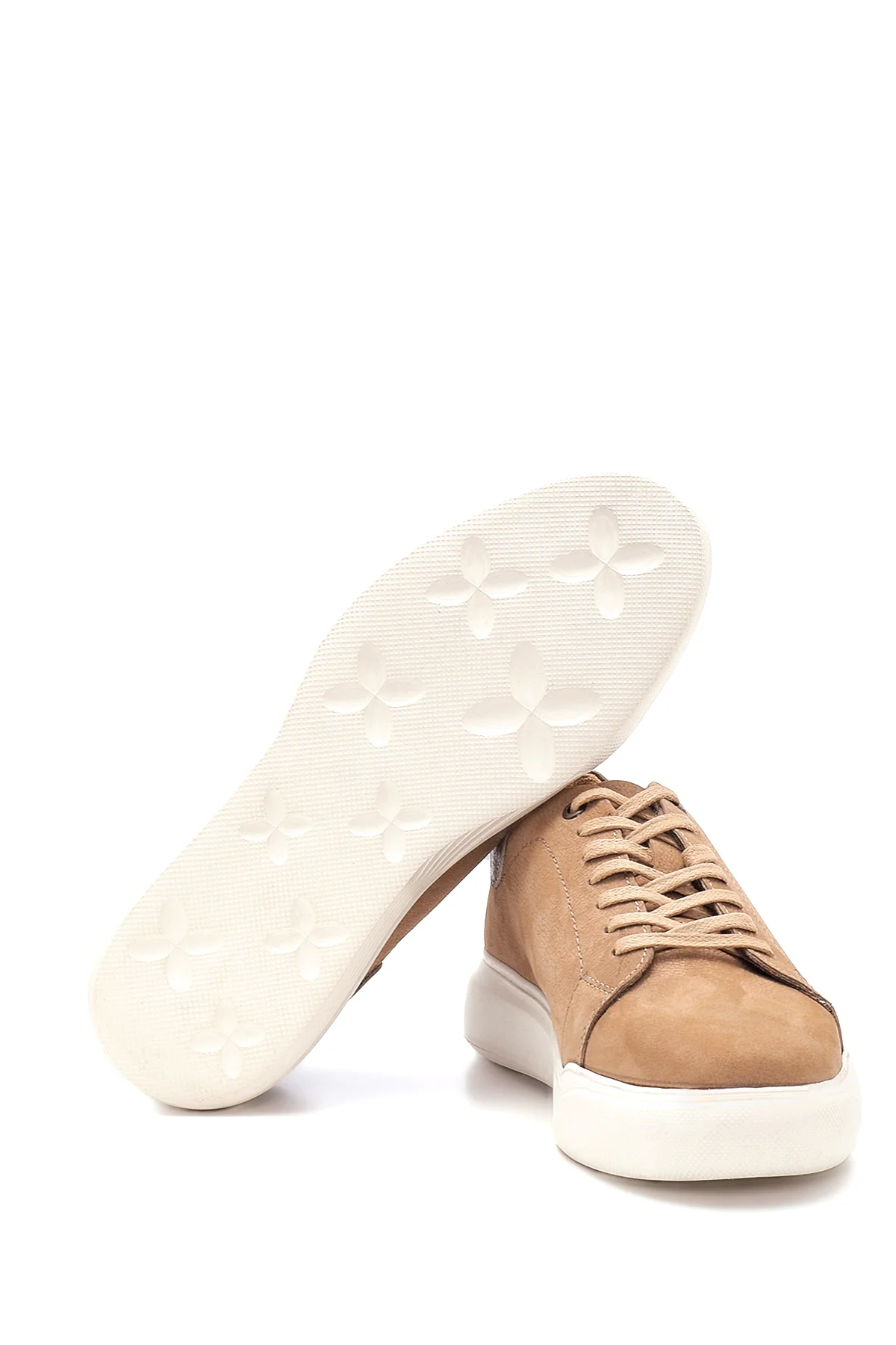 Erkek Deri Nubuk Sneaker - Image 4