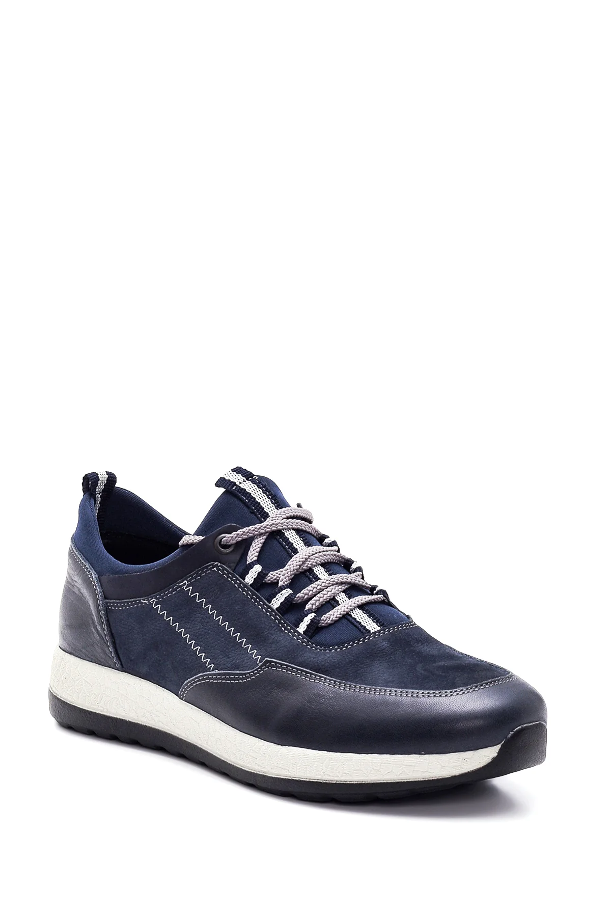 Erkek Deri Nubuk Sneaker - Image 3