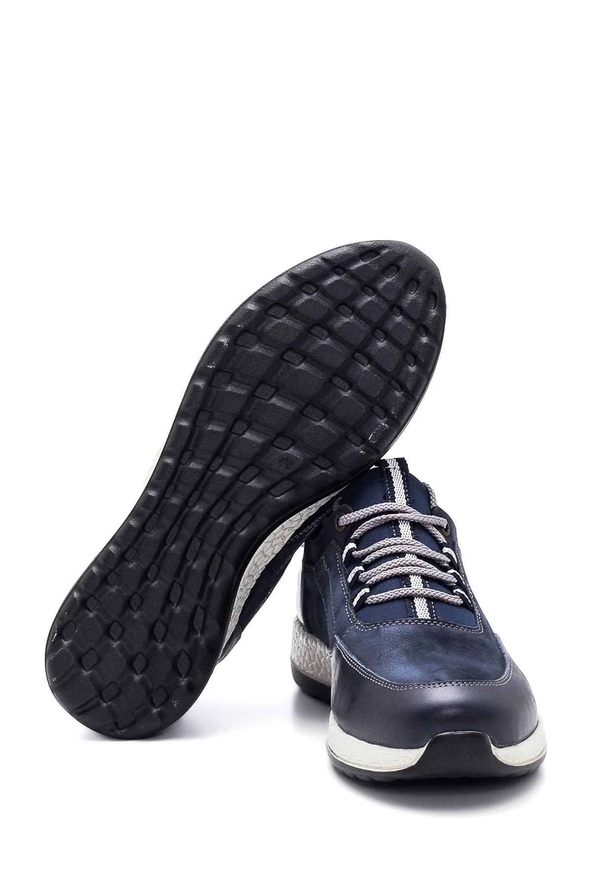Erkek Deri Nubuk Sneaker - Image 4