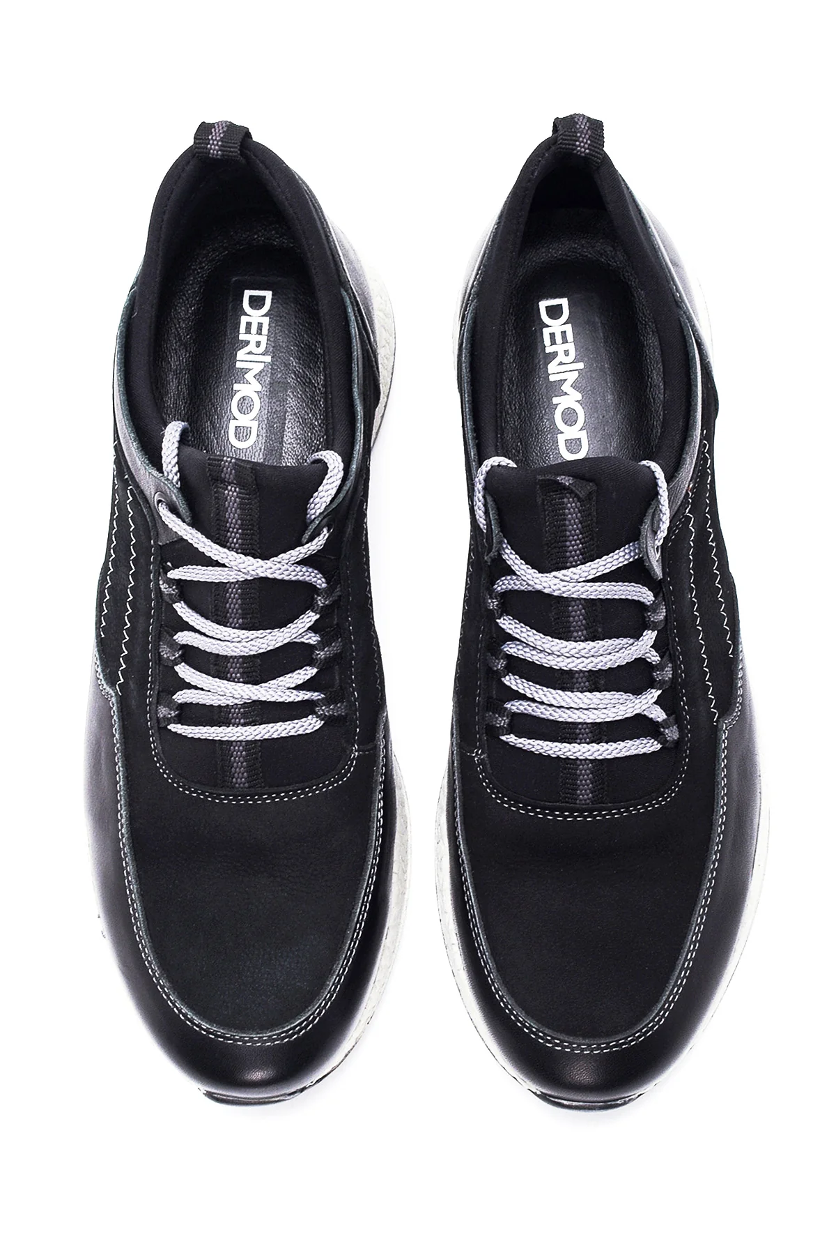 Erkek Deri Nubuk Sneaker - Image 7