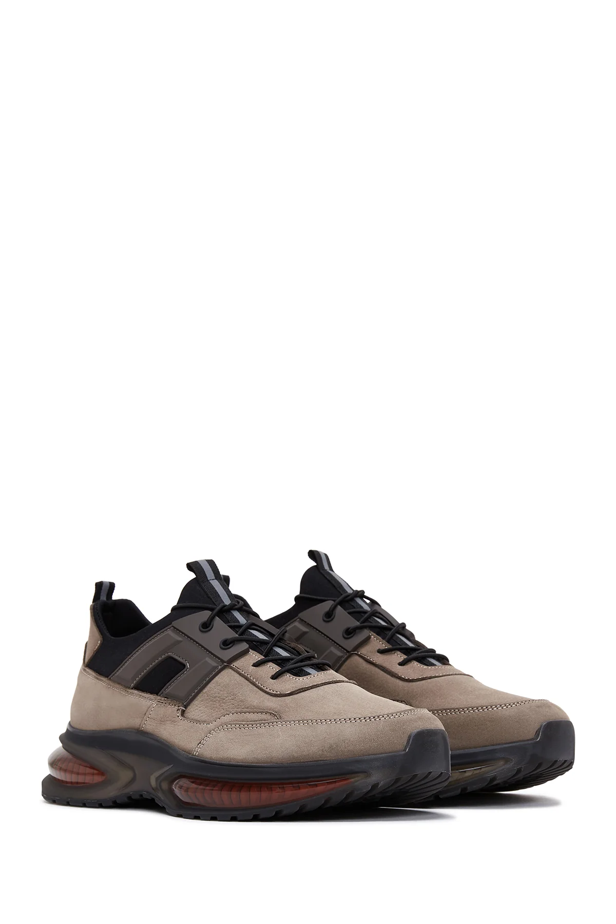 Erkek Deri Nubuk Sneaker - Image 3