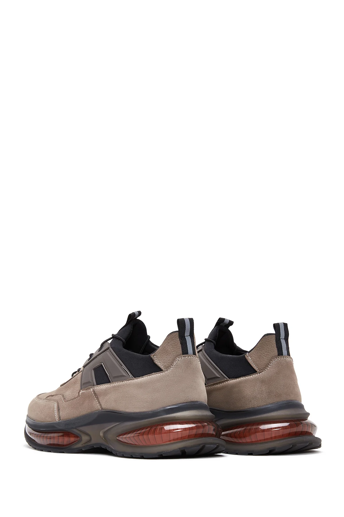Erkek Deri Nubuk Sneaker - Image 5