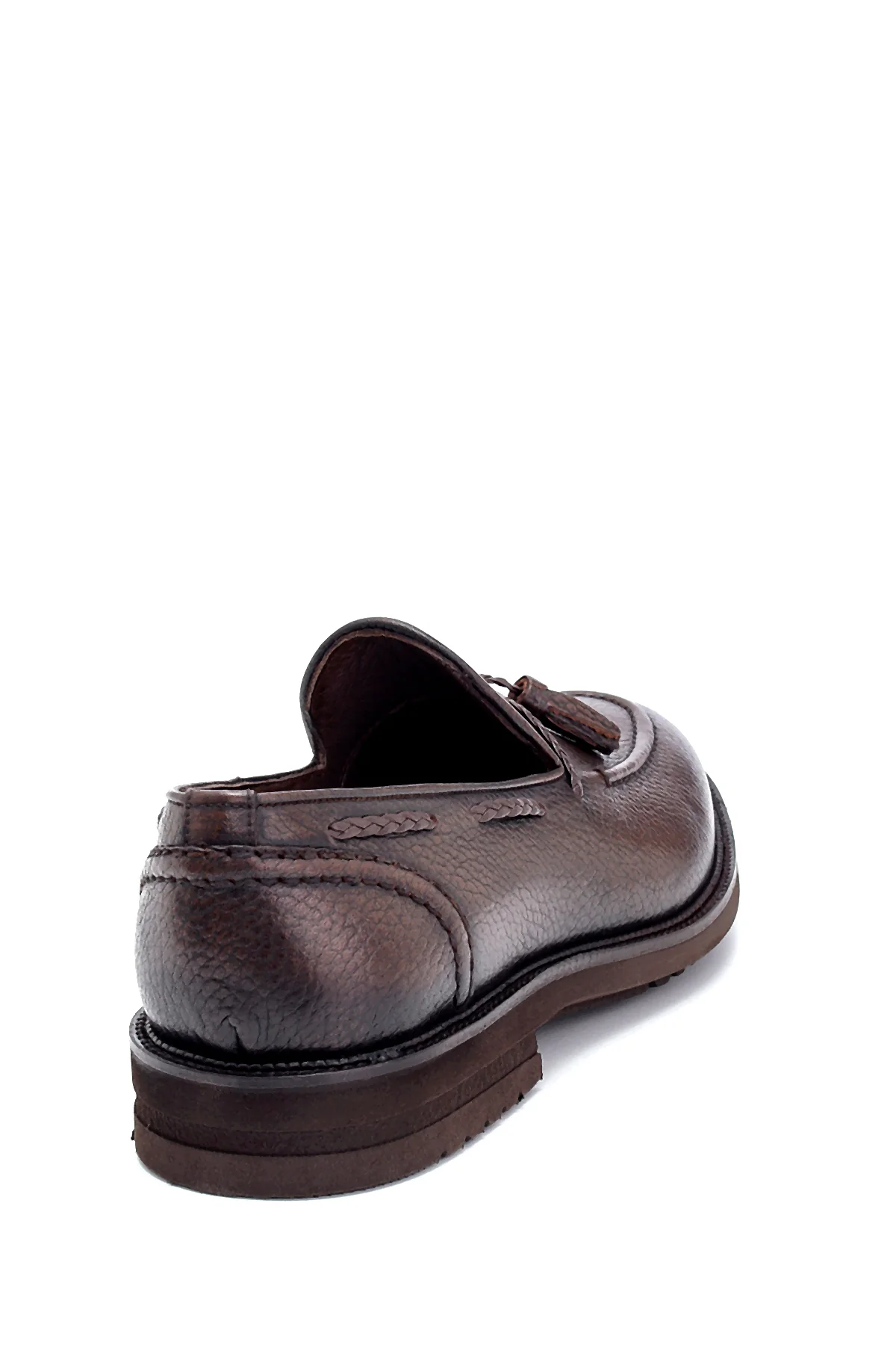 Erkek Deri Püskül Detaylı Loafer - Image 5