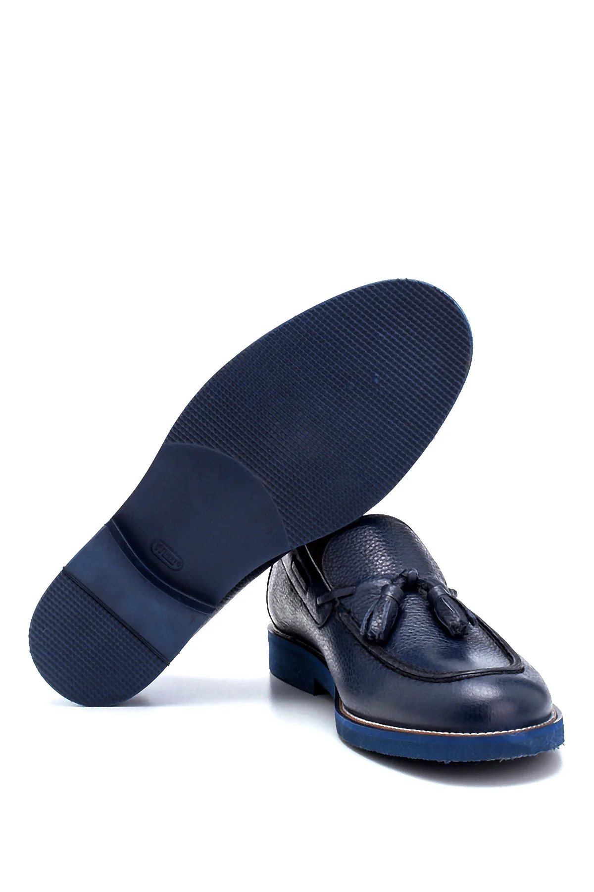 Erkek Deri Püskül Detaylı Loafer - Image 4